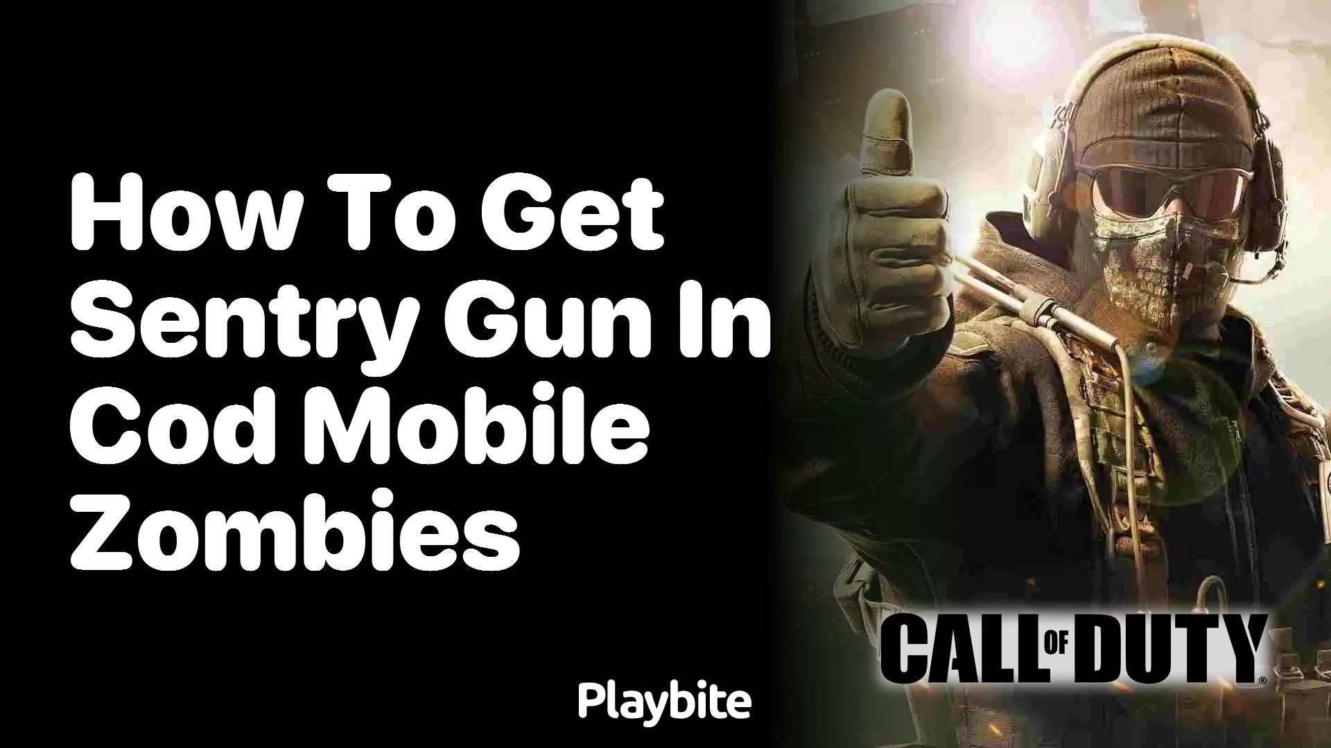How to Get Sentry Gun in Call of Duty Mobile Zombies Mode