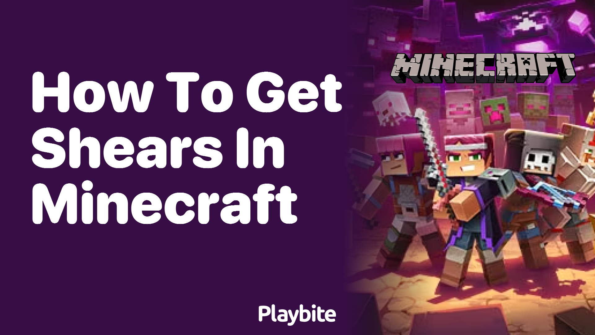 How to Get Shears in Minecraft A Simple Guide Playbite