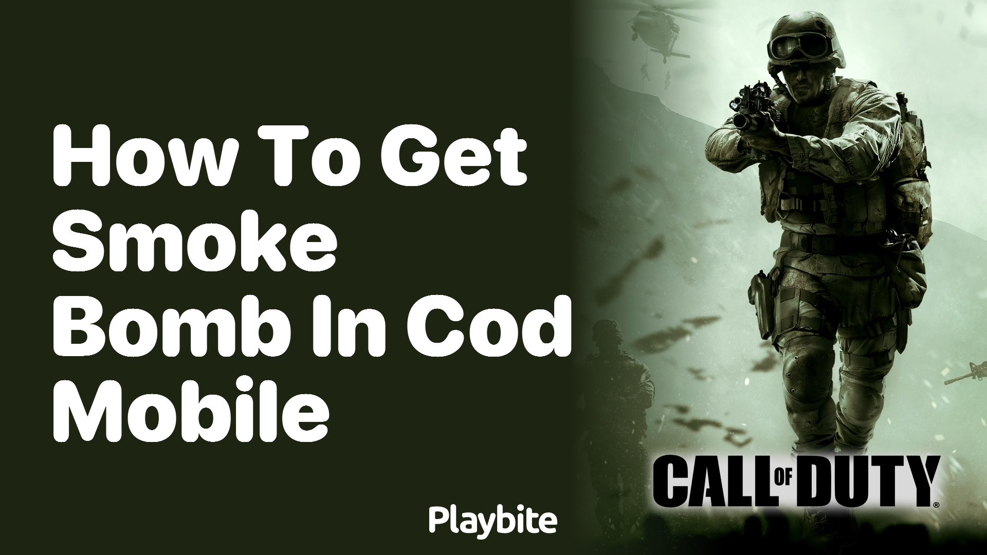 How to Get a Smoke Bomb in COD Mobile
