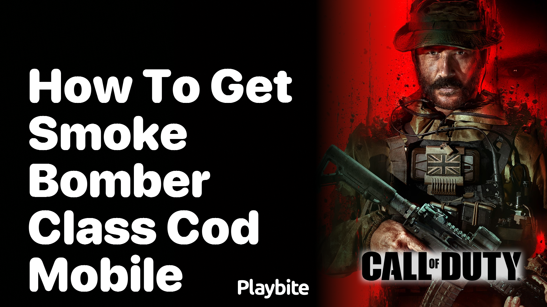 How to Get the Smoke Bomber Class in COD Mobile