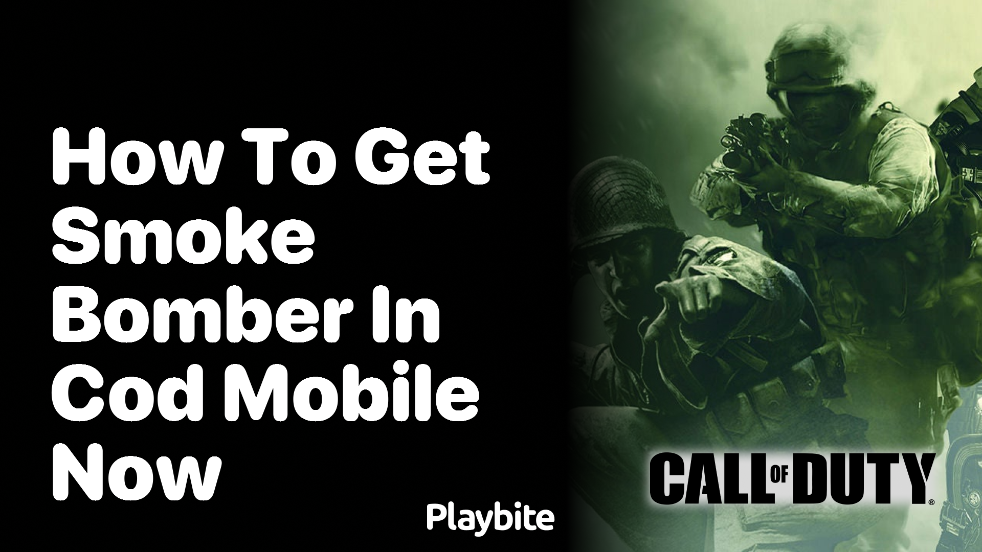 How to Get Smoke Bomber in COD Mobile Now