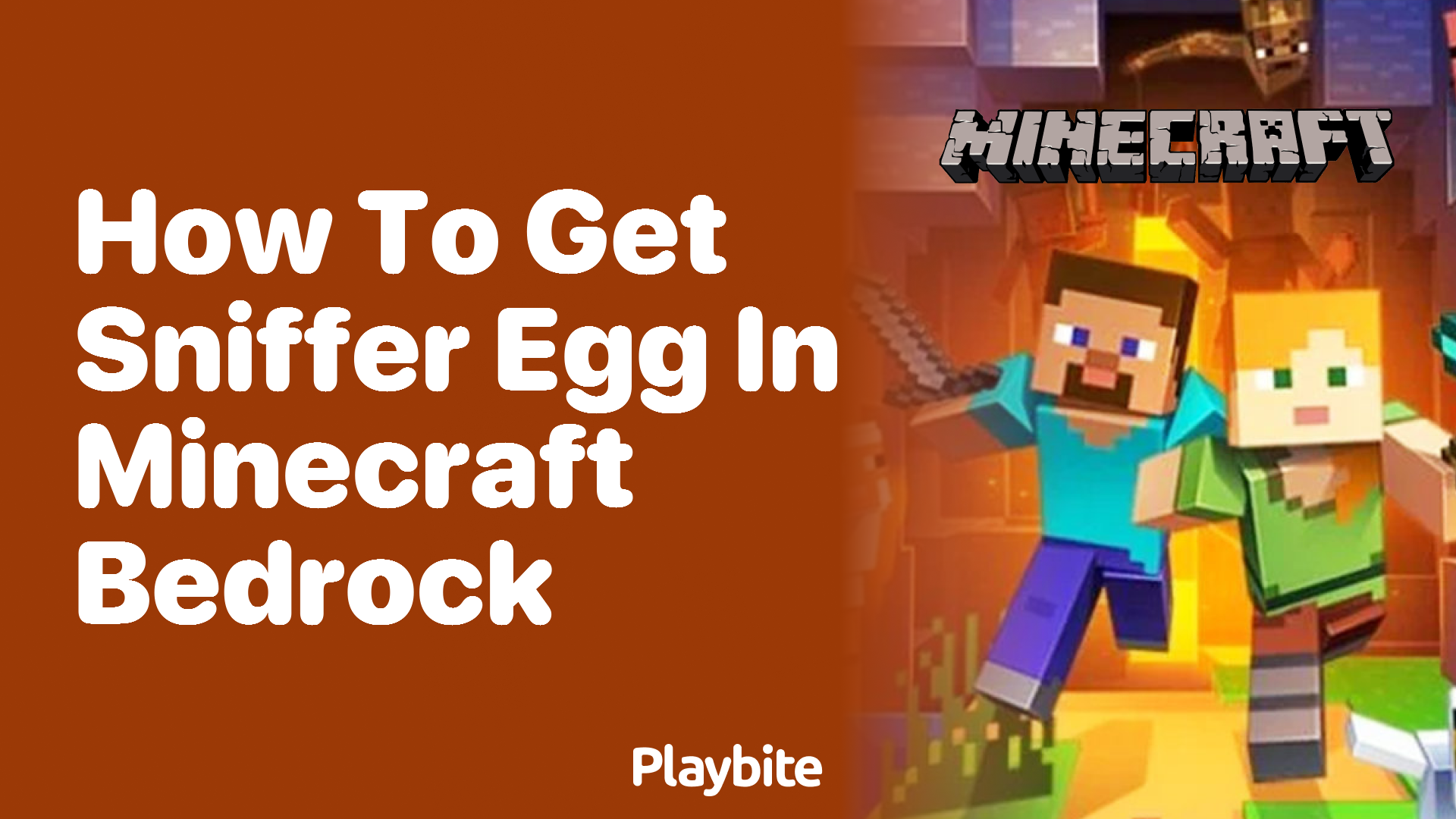 How to Get a Sniffer Egg in Minecraft Bedrock