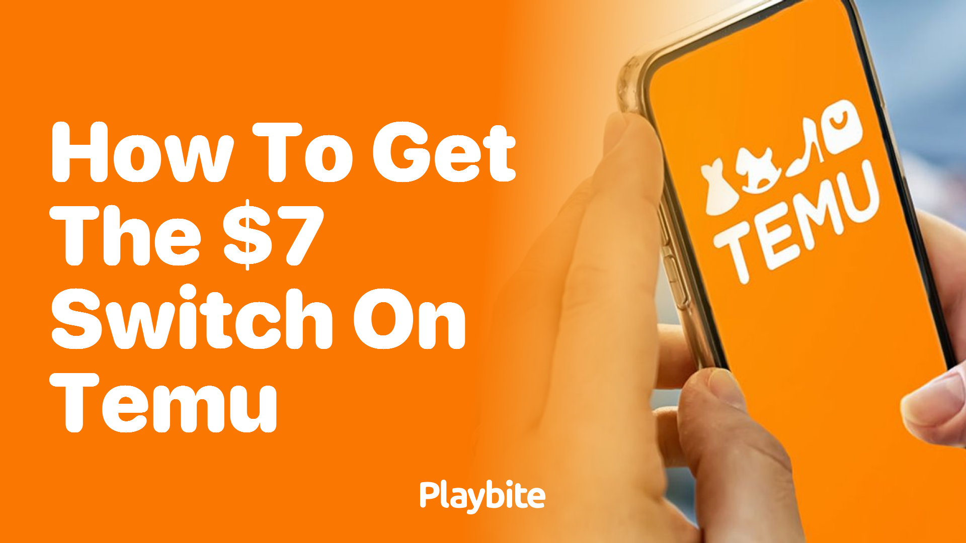 How to Get the $7 Switch on Temu