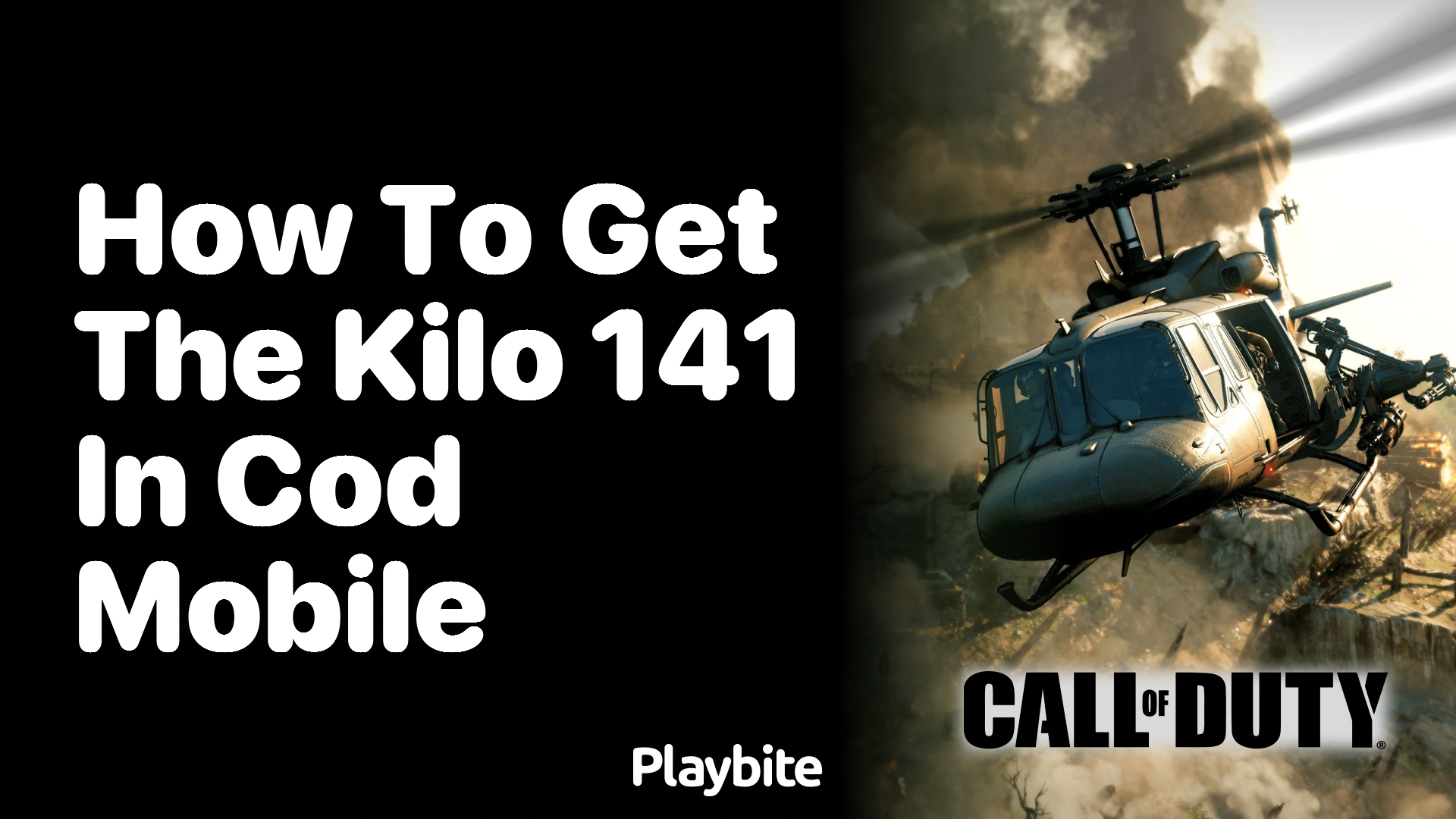 How to Get the Kilo 141 in COD Mobile?