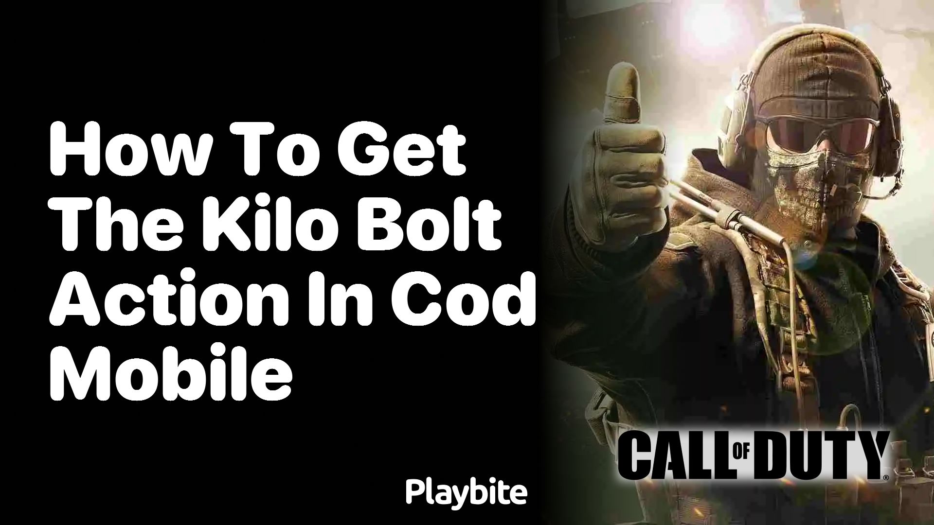 How to Get the Kilo Bolt Action in COD Mobile