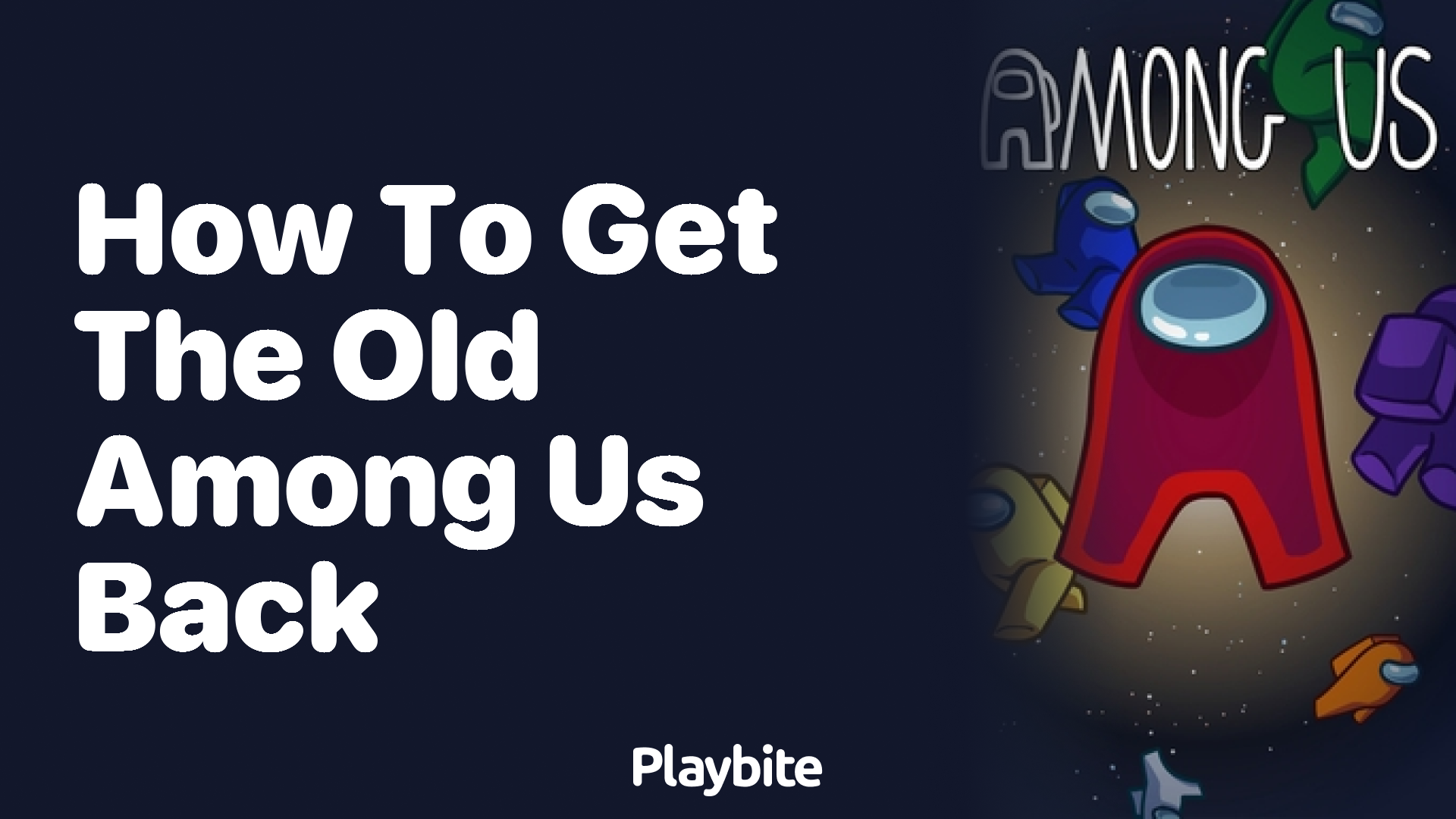 How to Get the Old Among Us Back