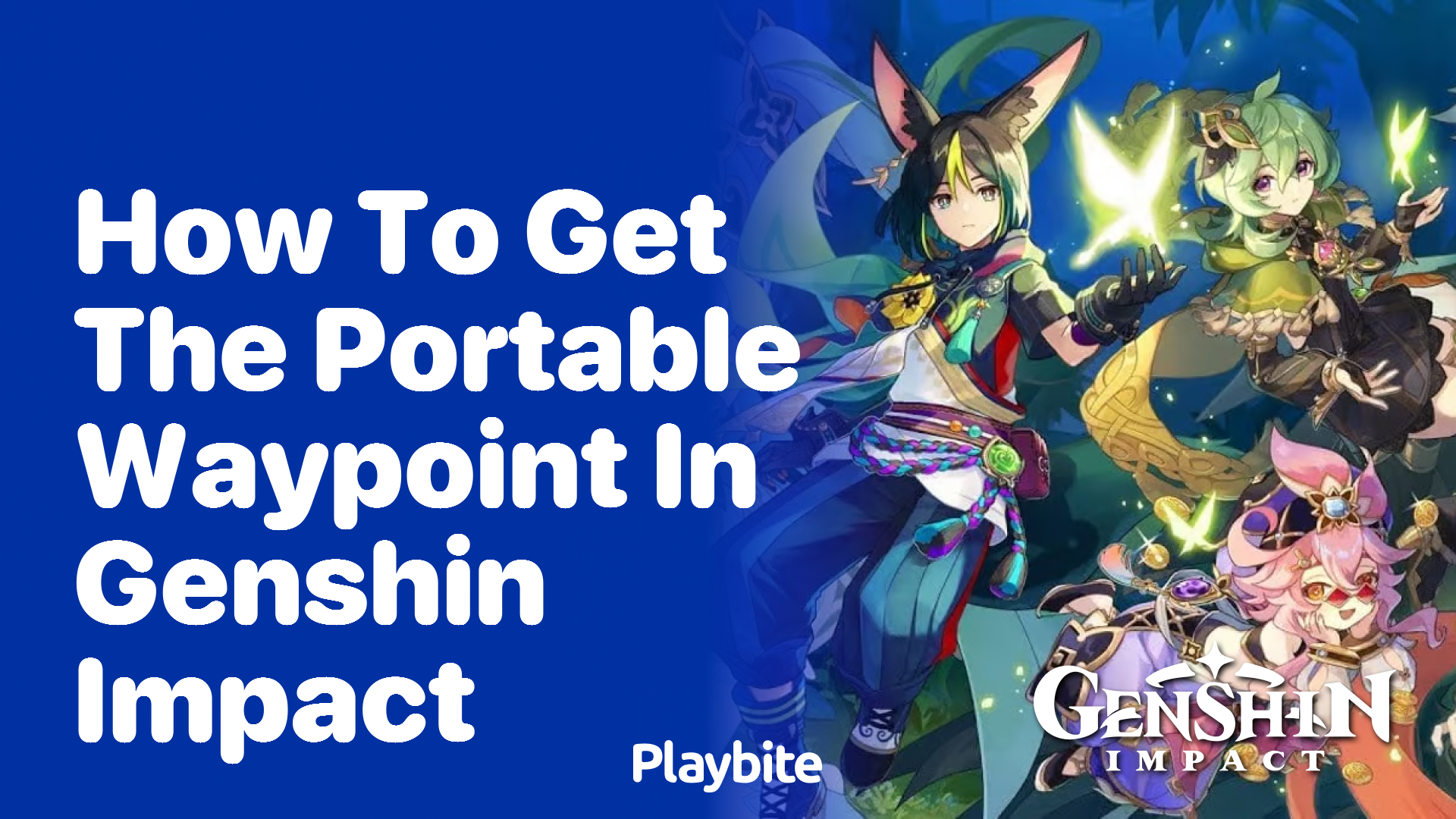 How to Get the Portable Waypoint in Genshin Impact