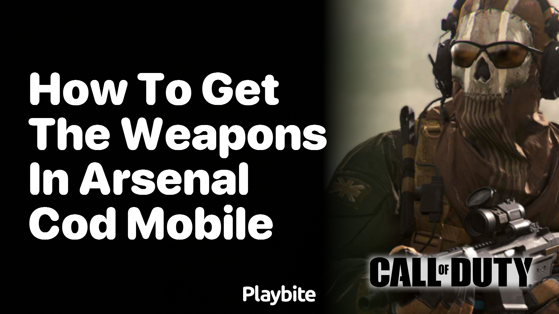 How to Get the Weapons in Arsenal COD Mobile
