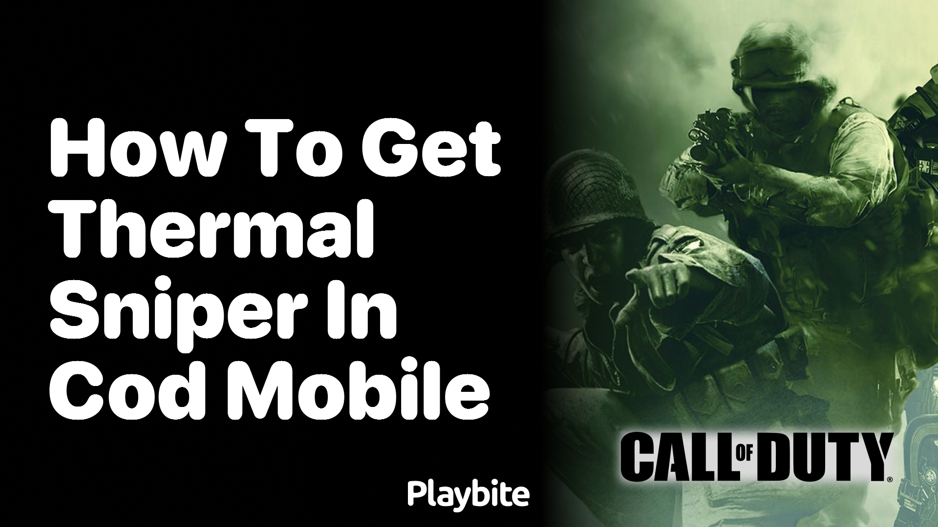 How to Get a Thermal Sniper in COD Mobile