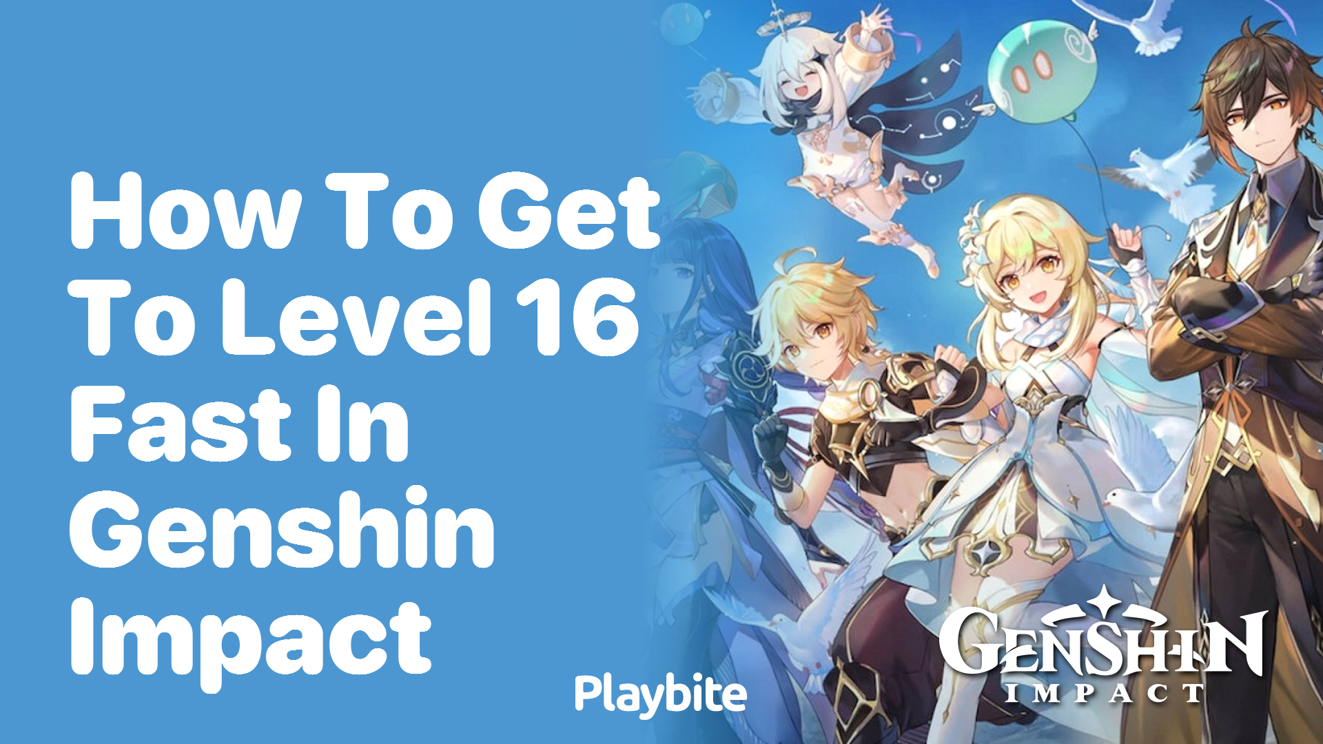 How to Get to Level 16 Fast in Genshin Impact