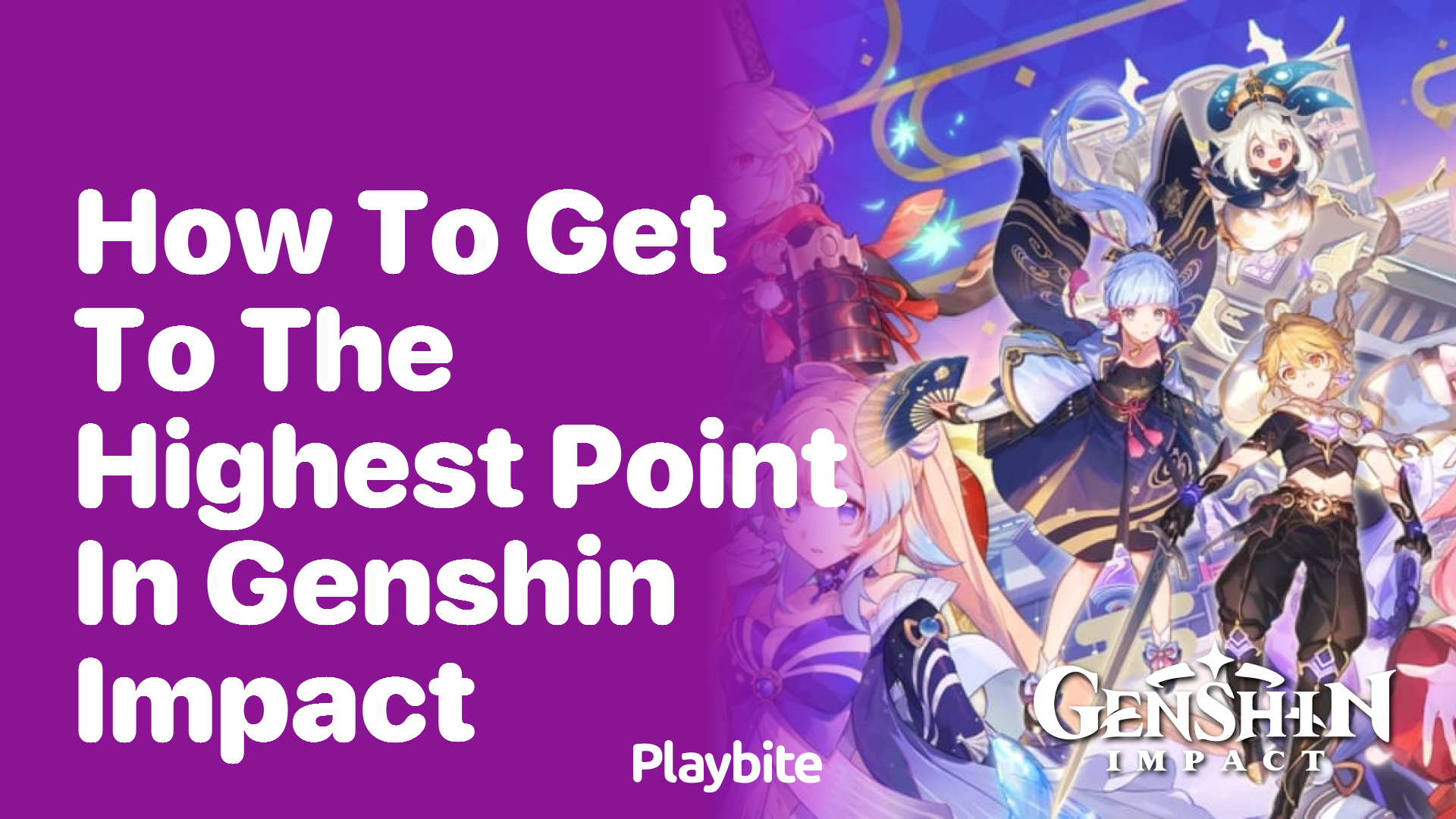 How to Get to the Highest Point in Genshin Impact