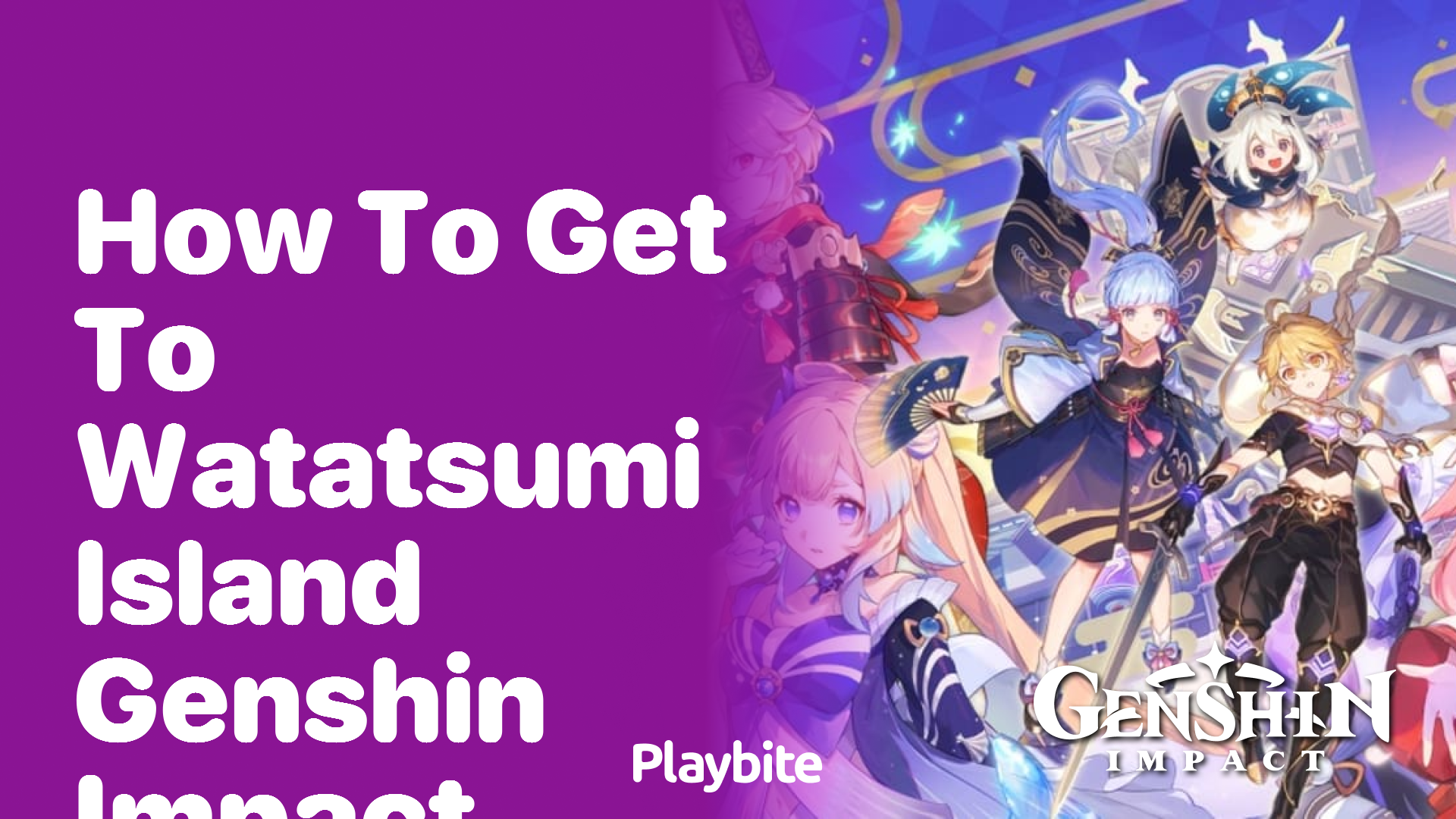 How to Get to Watatsumi Island in Genshin Impact