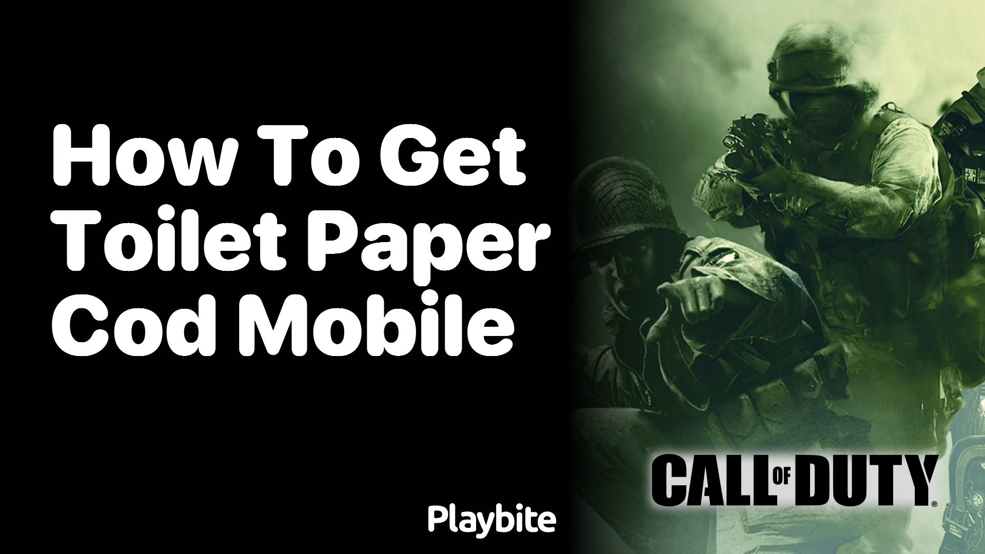 How to Get Toilet Paper in COD Mobile - Playbite