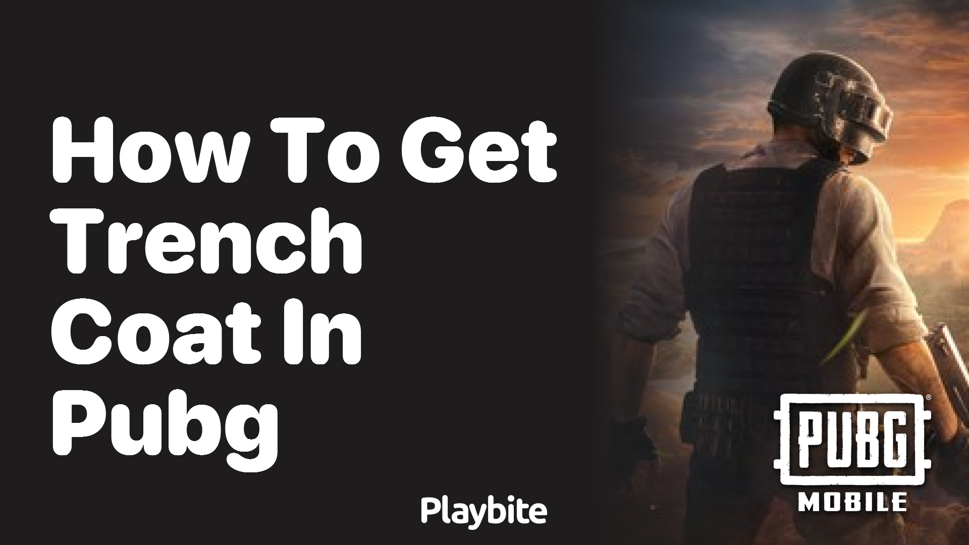 How to Get a Trench Coat in PUBG Mobile