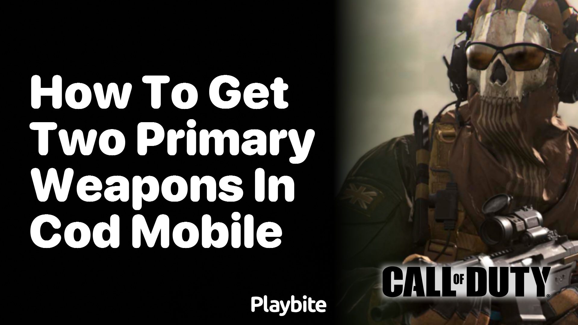 How to Get Two Primary Weapons in CoD Mobile?