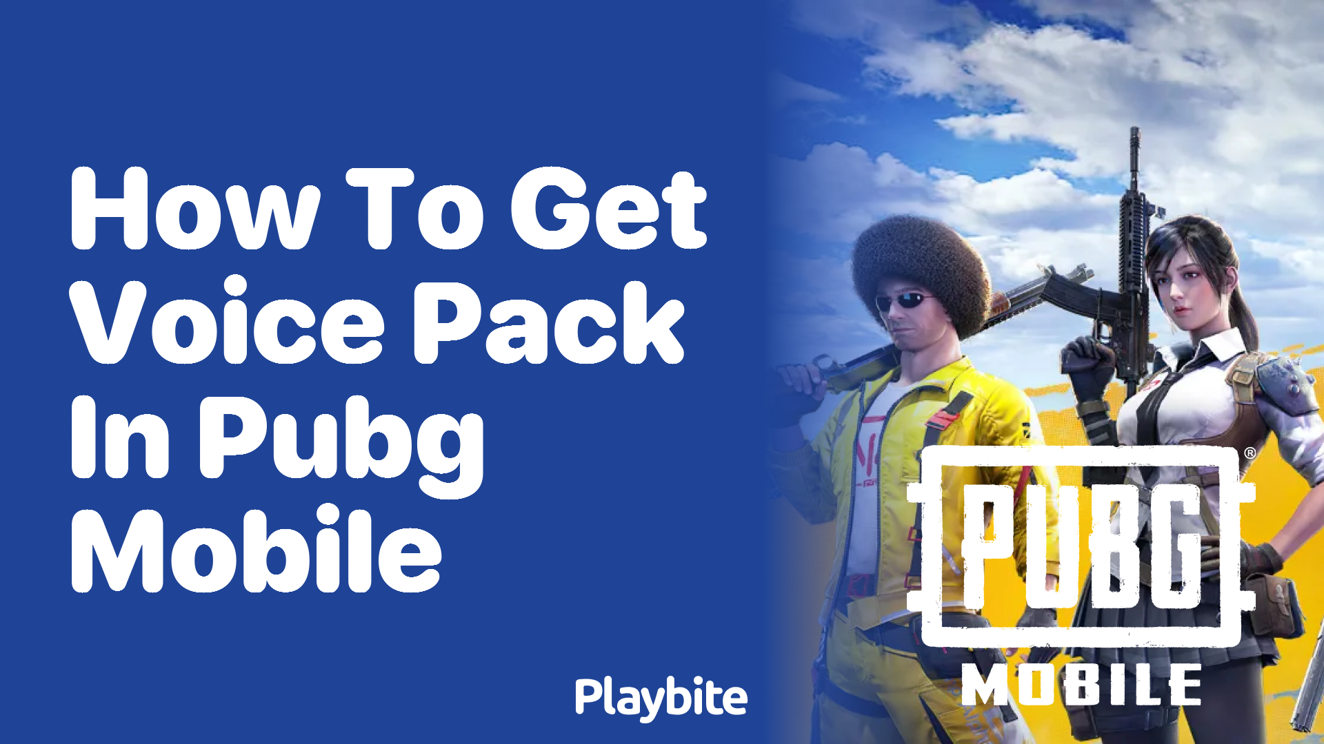 How to Get Voice Pack in PUBG Mobile