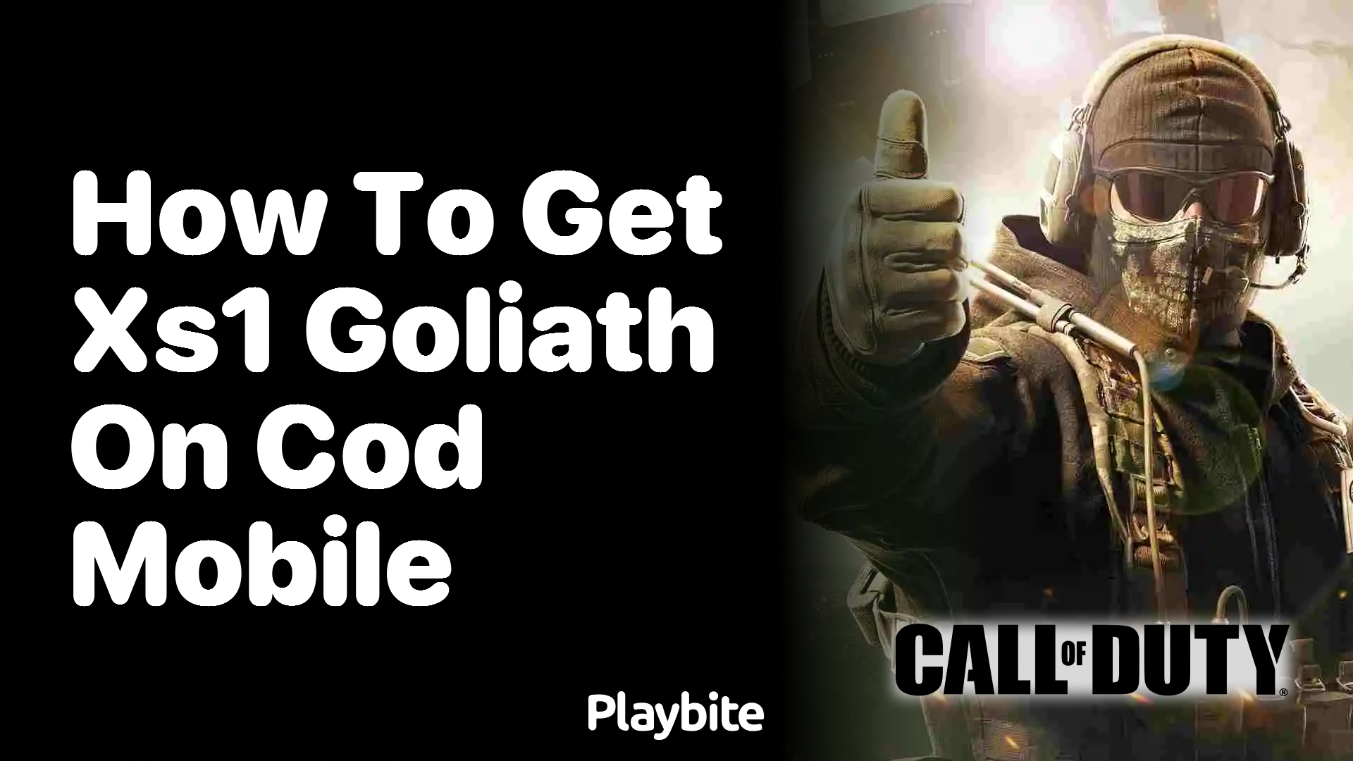 How to Get the XS1 Goliath on COD Mobile