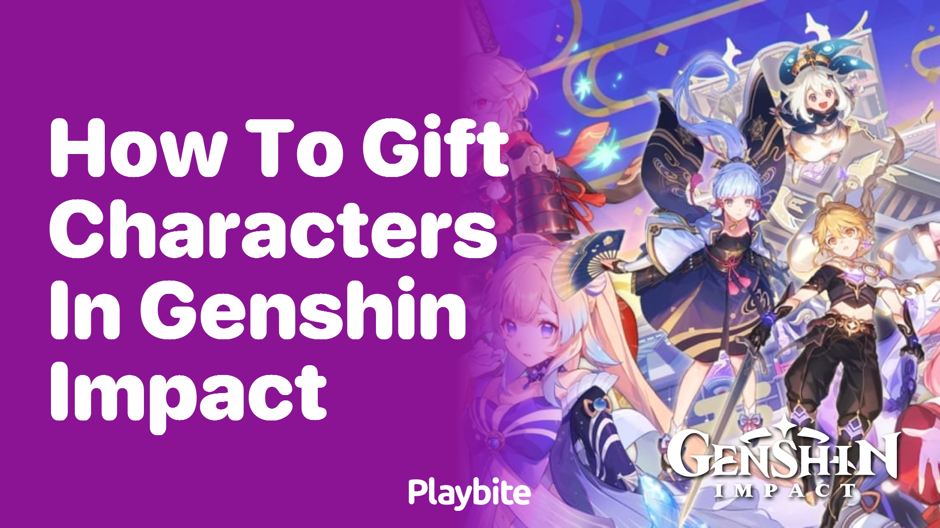 How to Gift Characters in Genshin Impact