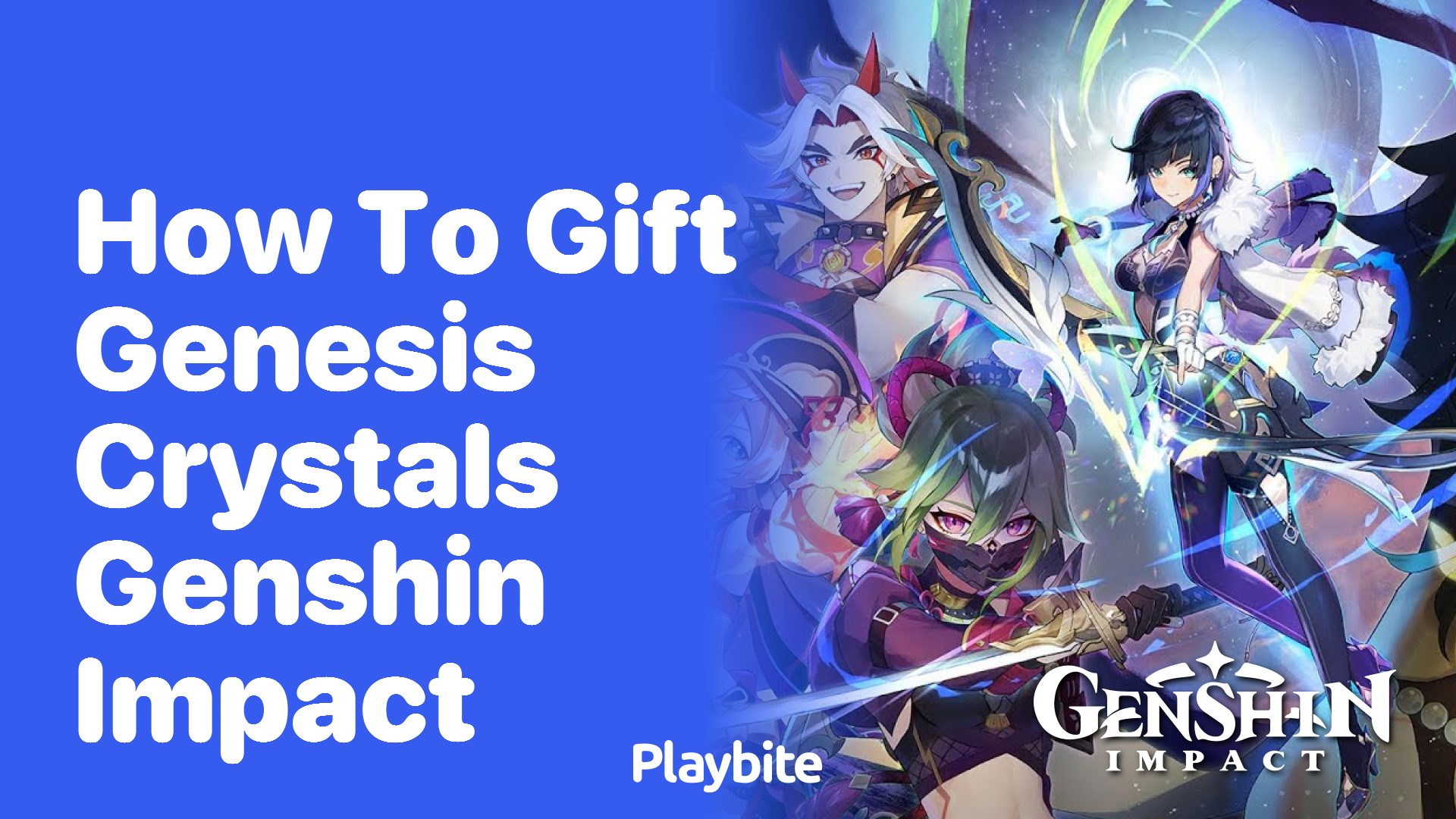 How to Gift Genesis Crystals in Genshin Impact