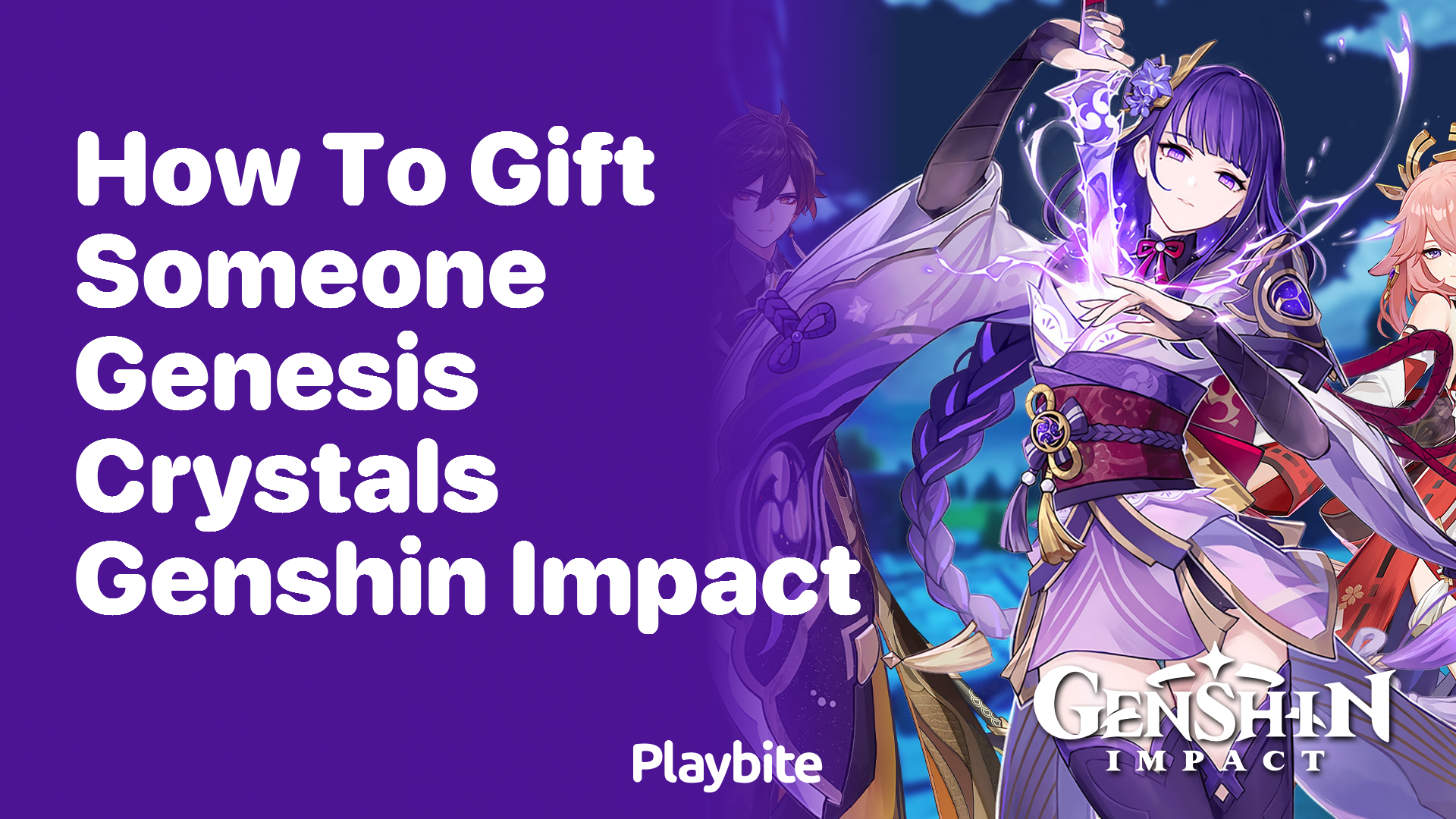 How to Gift Someone Genesis Crystals in Genshin Impact
