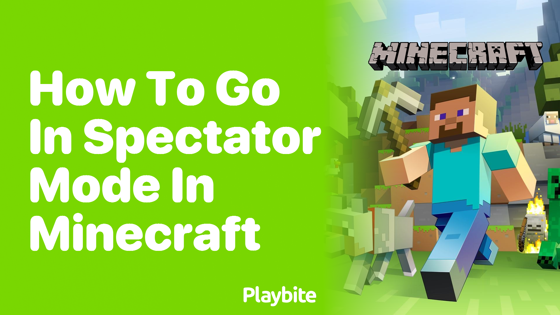 How to Go in Spectator Mode in Minecraft Playbite