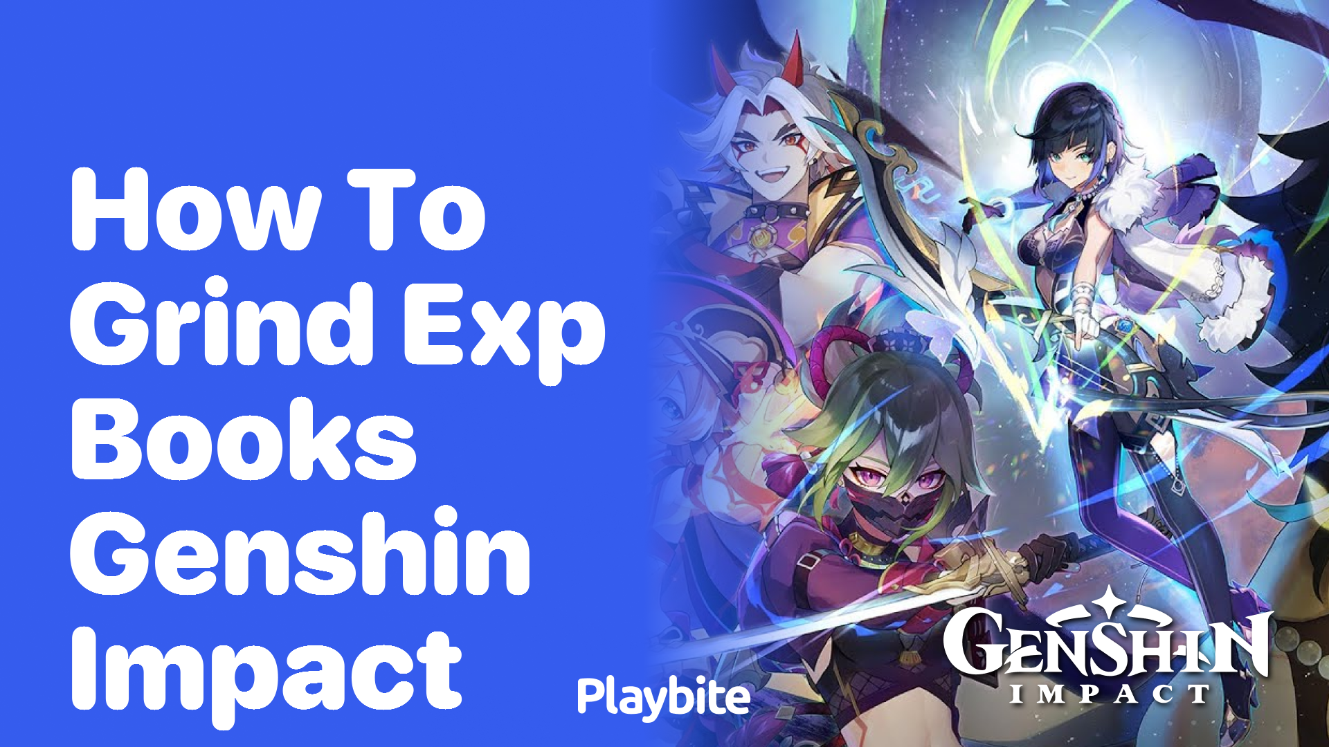 How to Grind EXP Books in Genshin Impact