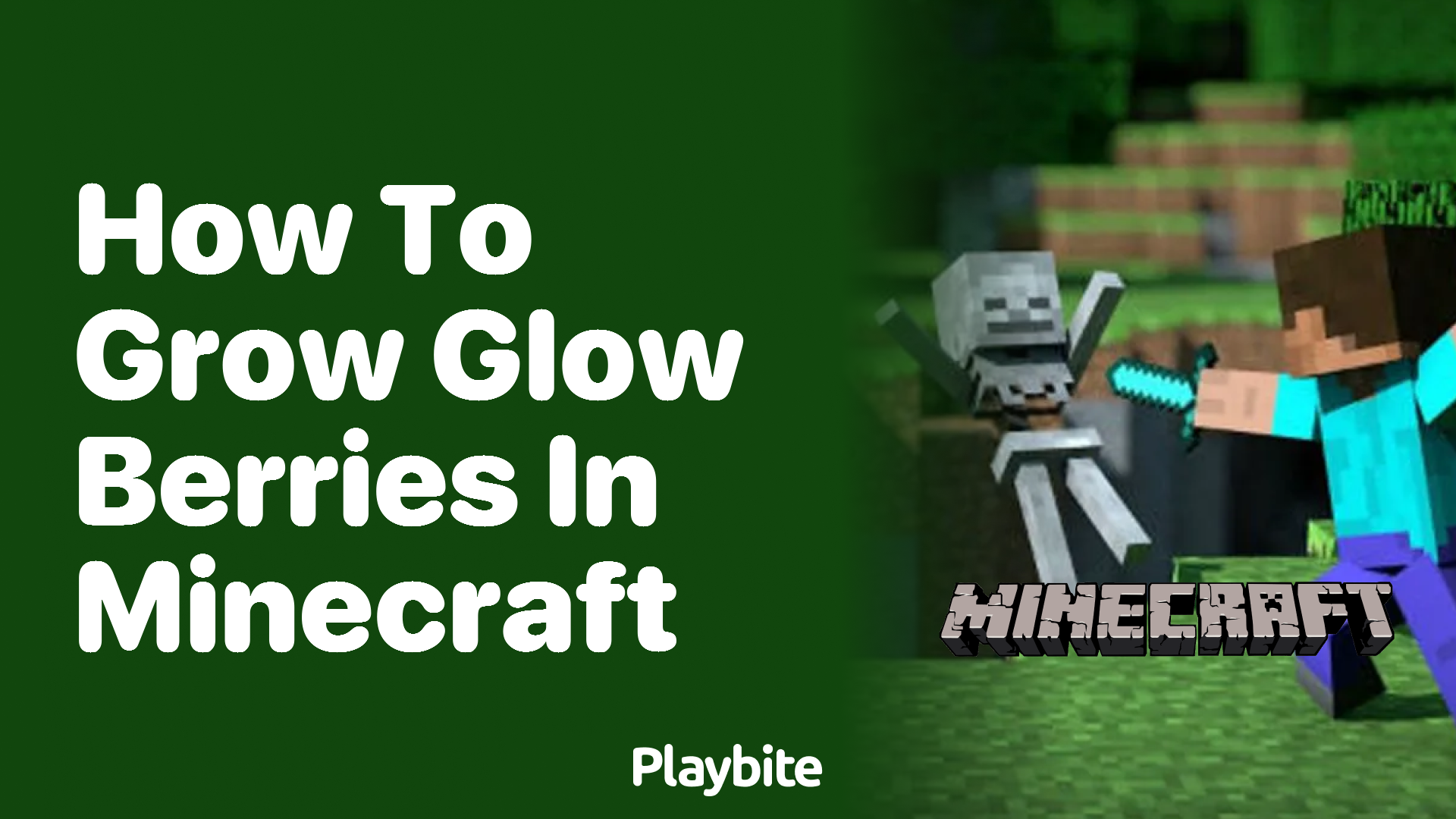 How to Grow Glow Berries in Minecraft