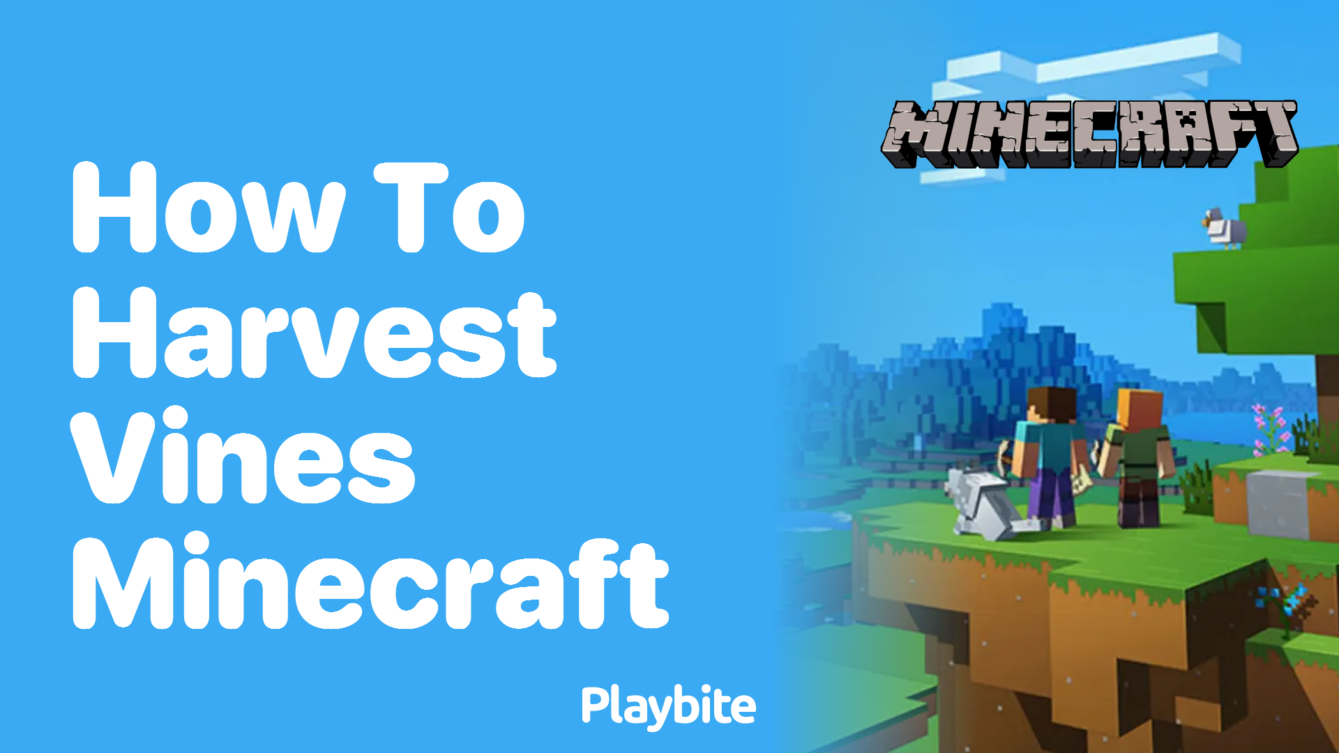 How to Harvest Vines in Minecraft