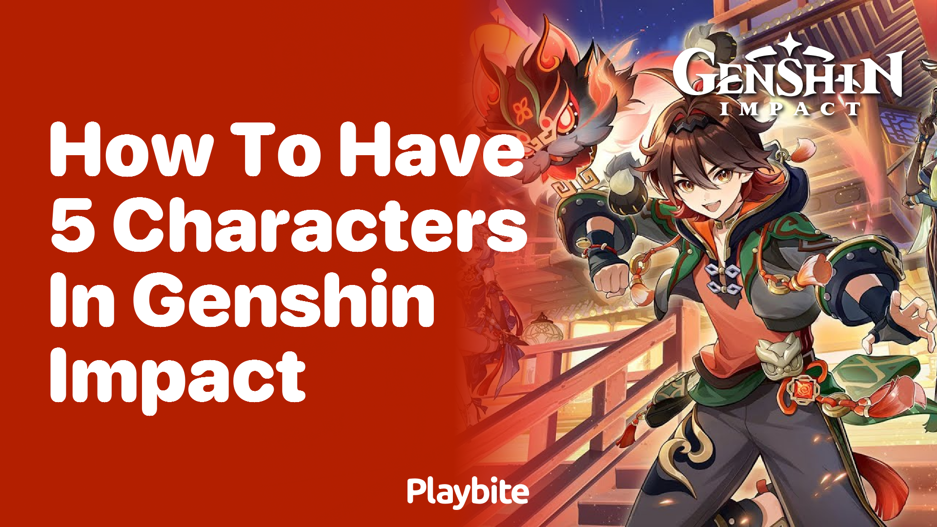 How to Have 5 Characters in Genshin Impact