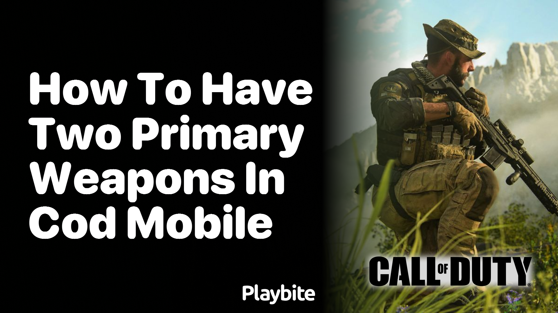 How to Have Two Primary Weapons in COD Mobile?