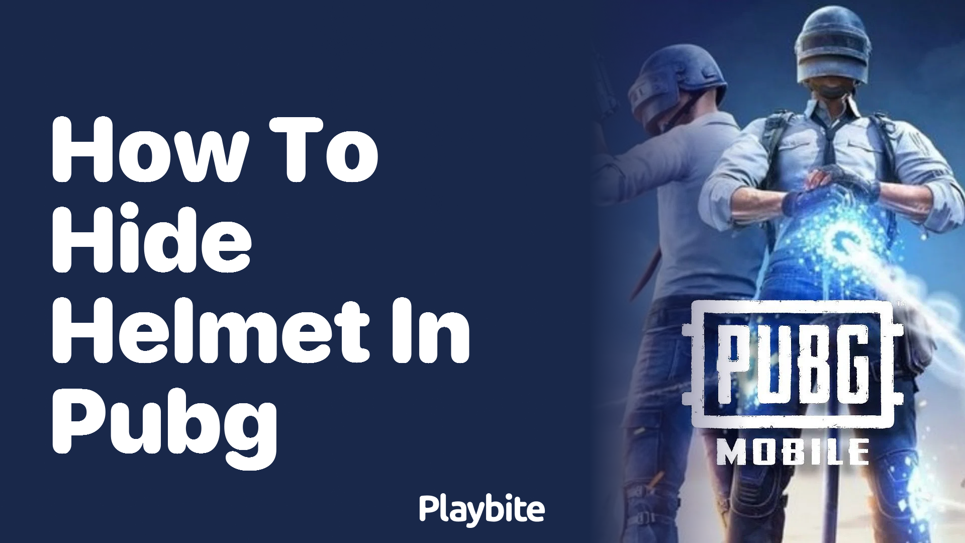 How to Hide Your Helmet in PUBG Mobile