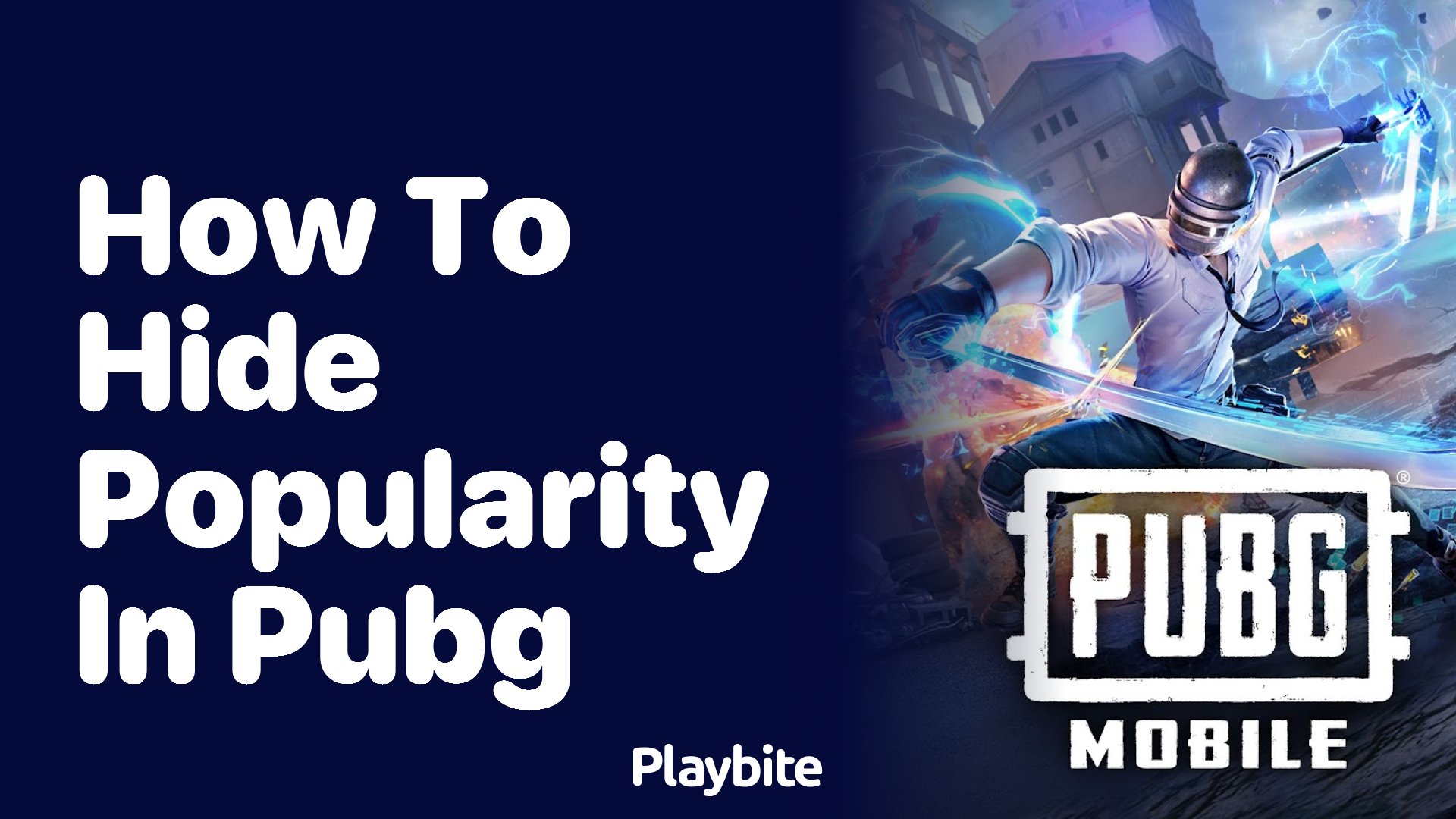 How to Hide Your Popularity in PUBG Mobile