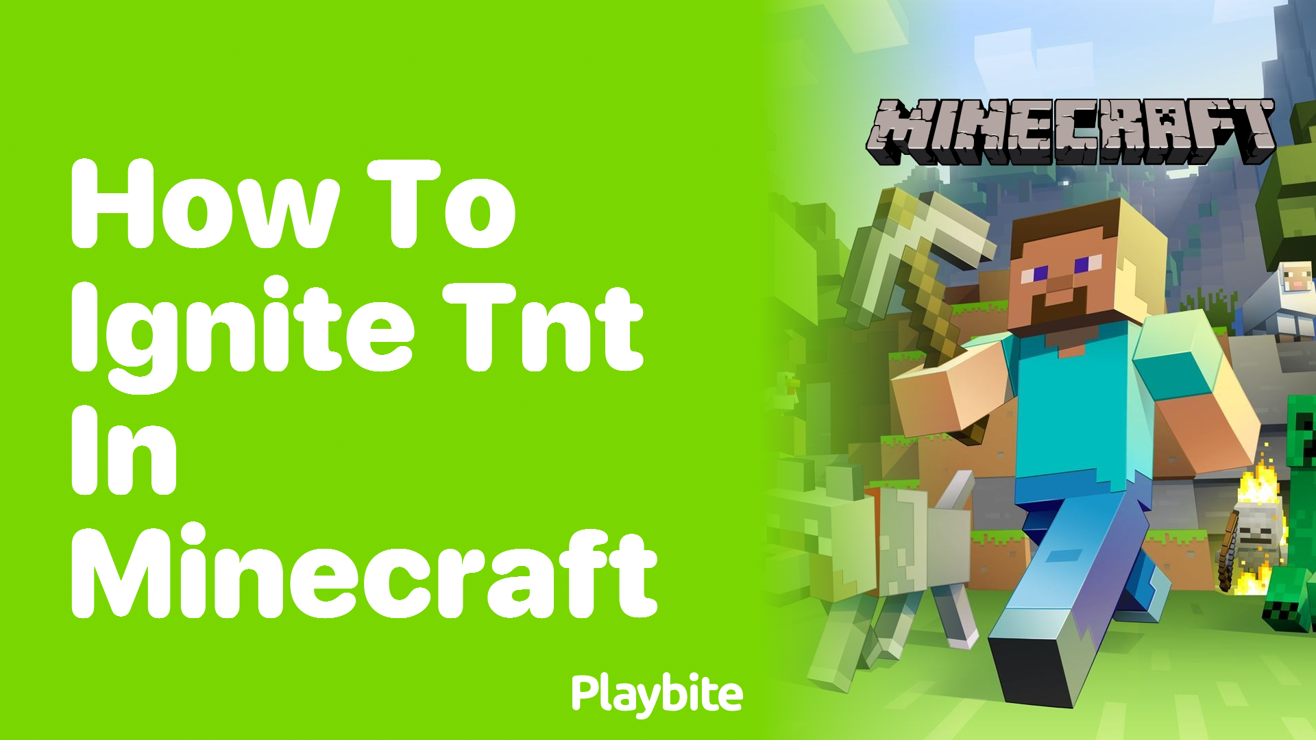 How to Ignite TNT in Minecraft