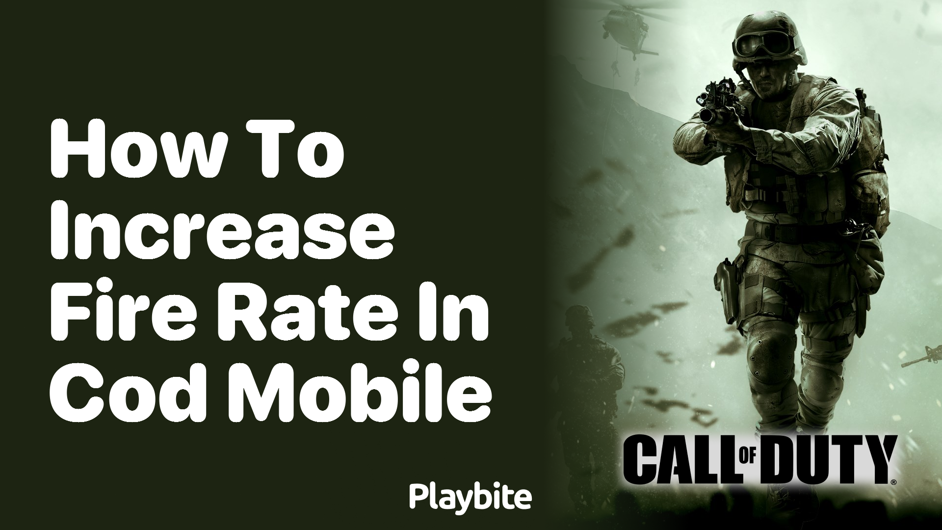 How to Increase Fire Rate in COD Mobile