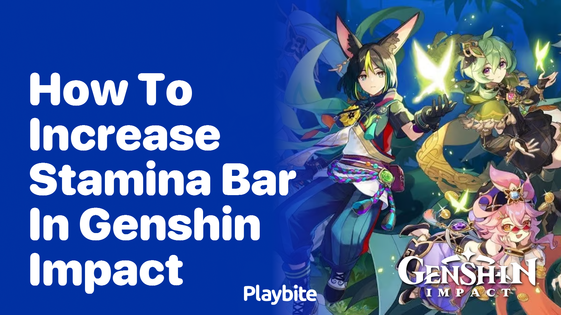 How to Increase Your Stamina Bar in Genshin Impact