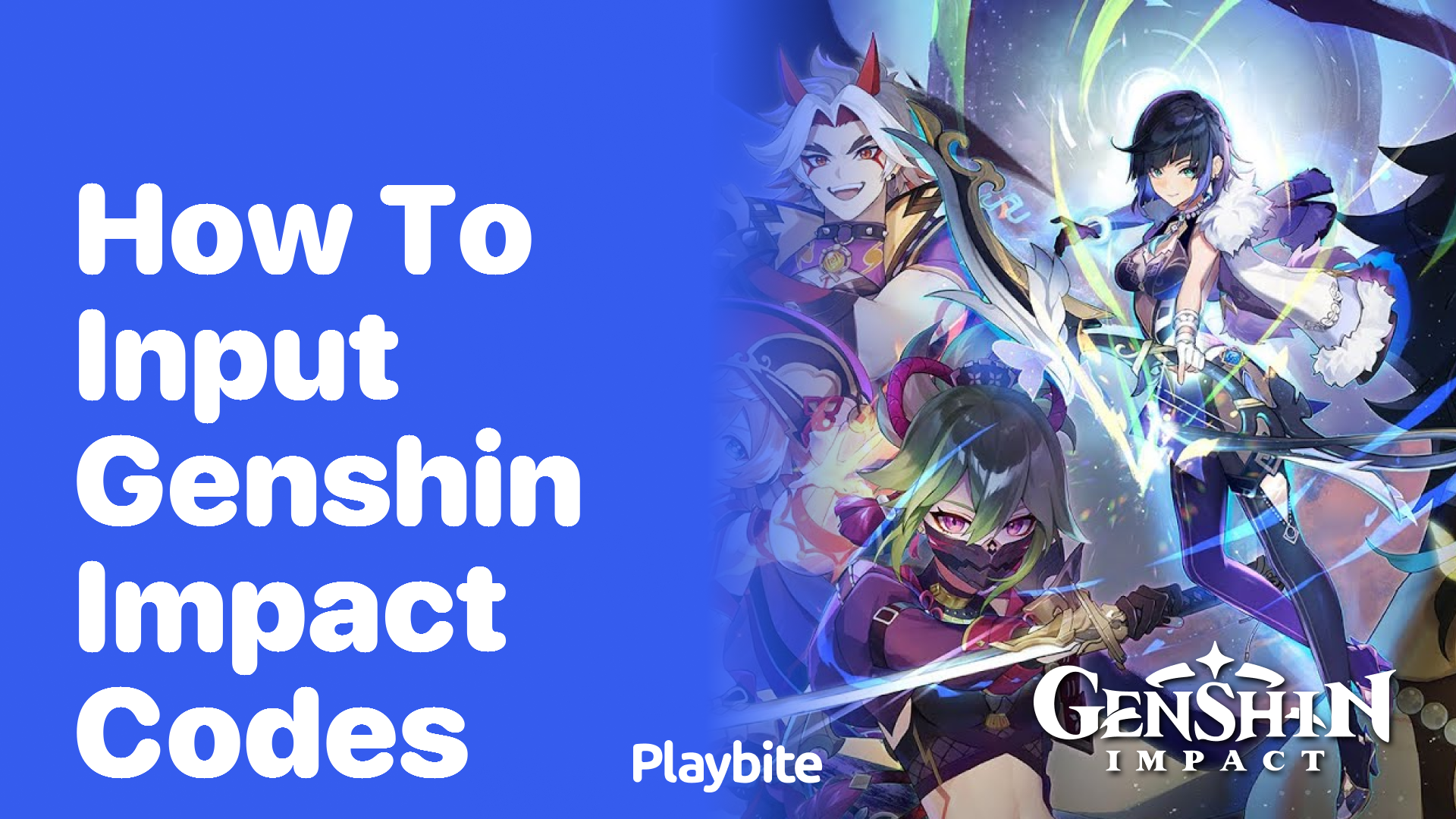 How to Input Genshin Impact Codes