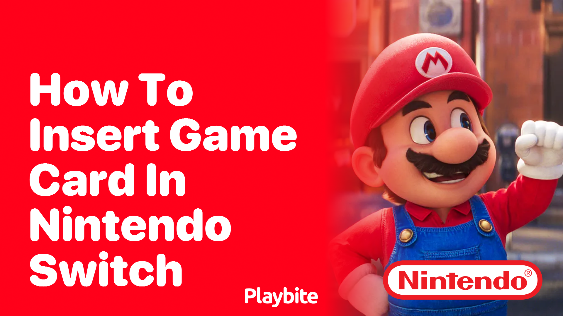 How to Insert a Game Card in Your Nintendo Switch