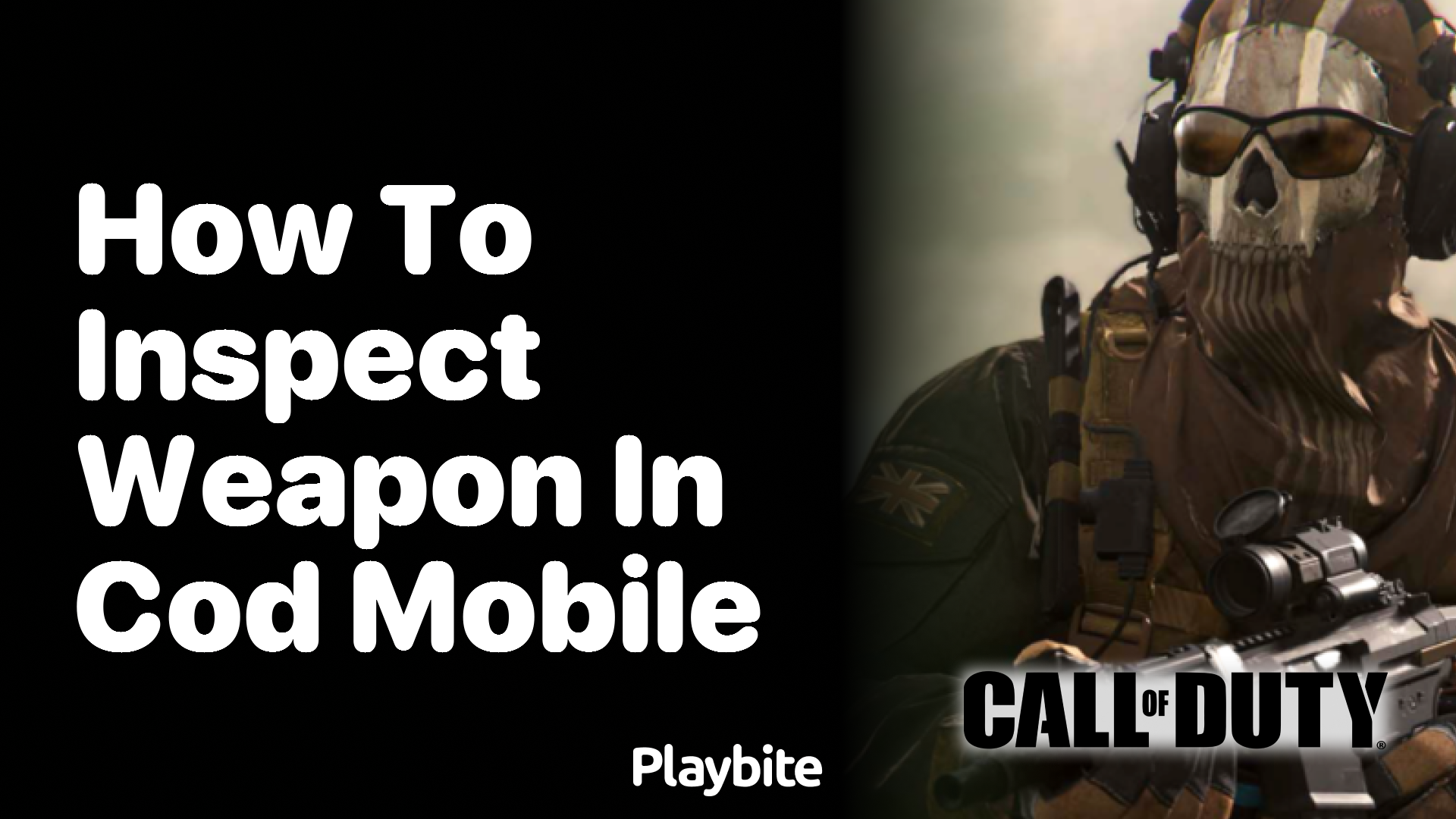 How to Inspect Your Weapon in COD Mobile