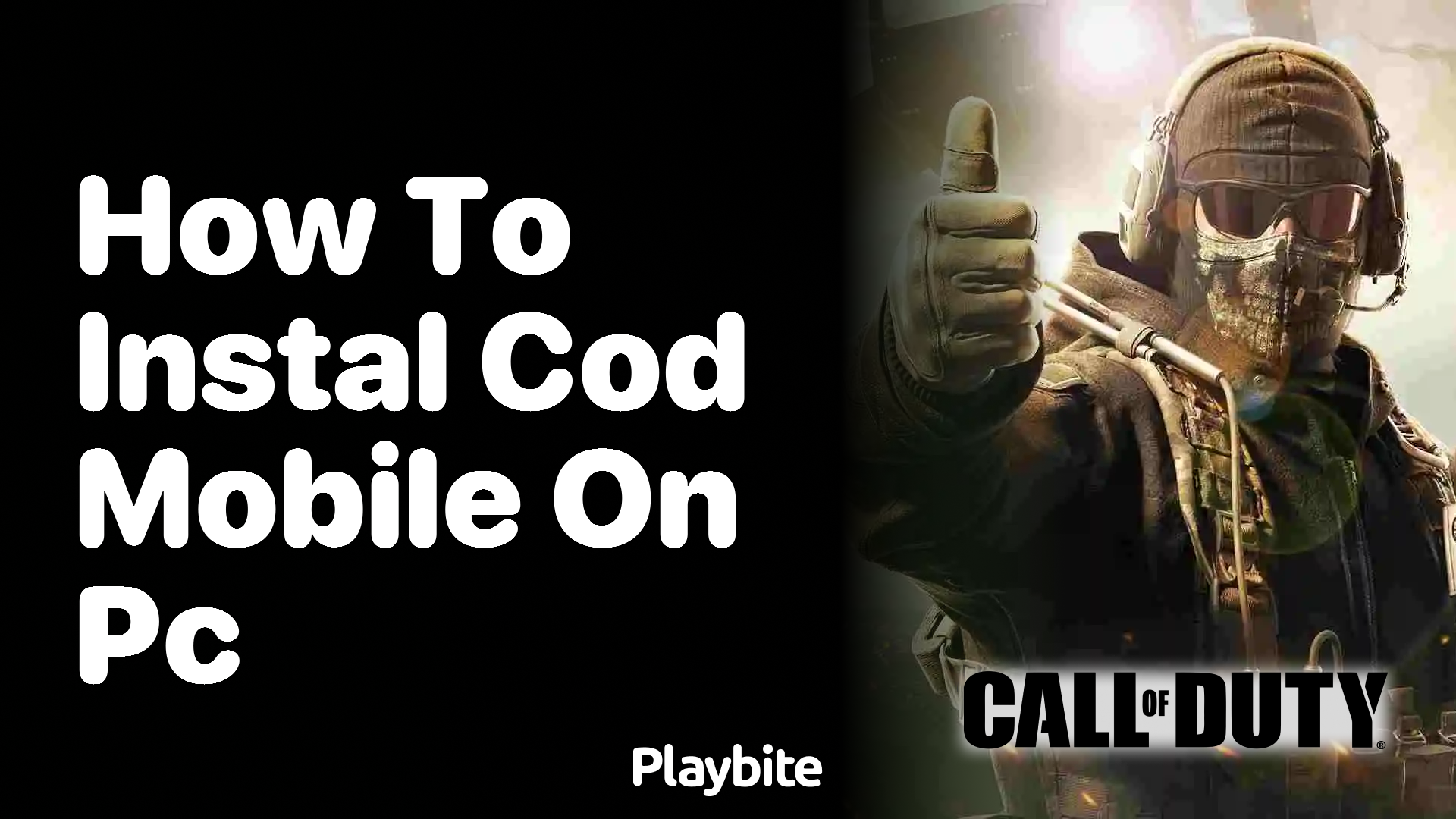 How to Install COD Mobile on PC