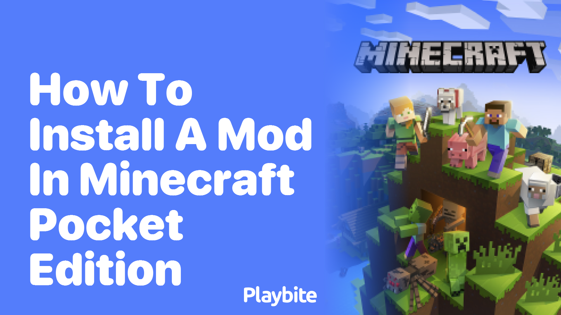 How to install a mod in Minecraft Pocket Edition