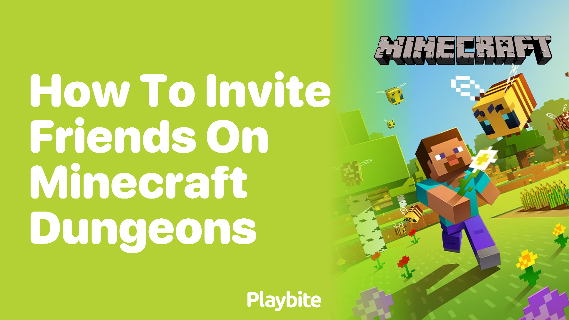 How to Invite Friends on Minecraft Dungeons - Playbite