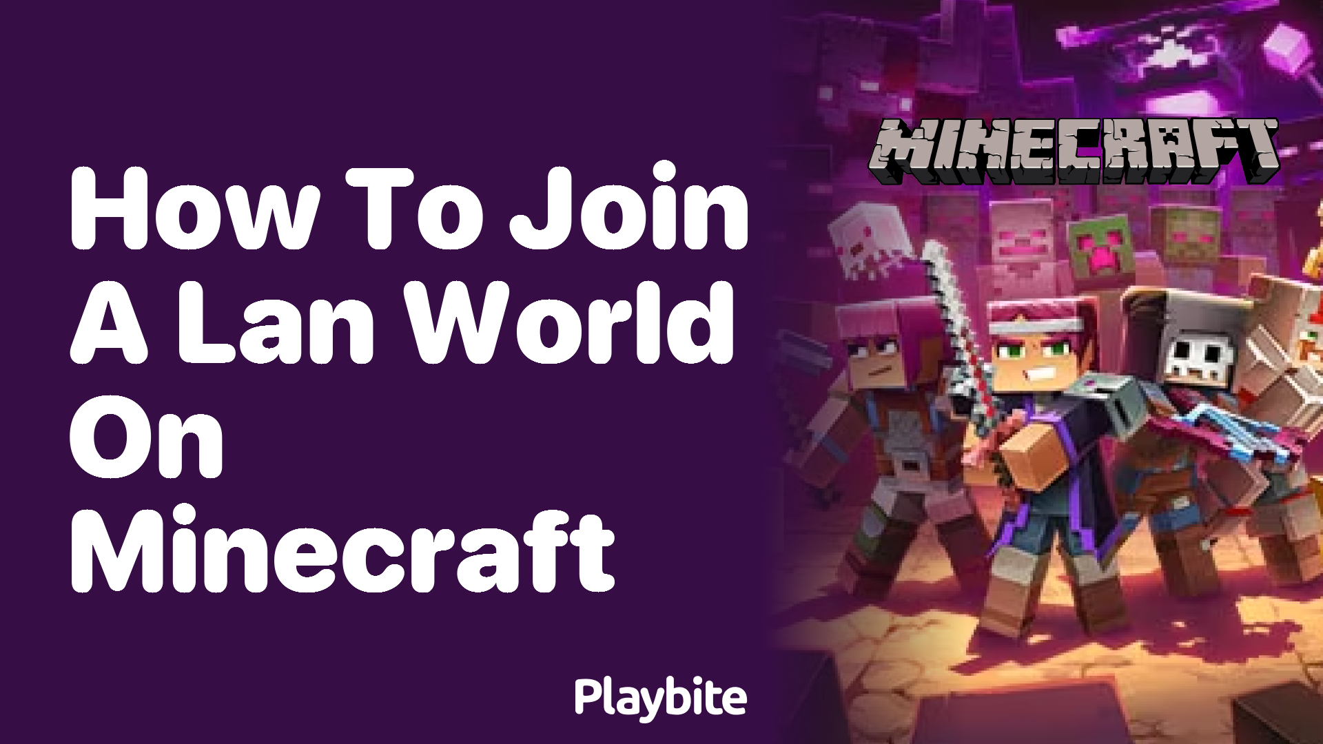 How to Join a LAN World on Minecraft