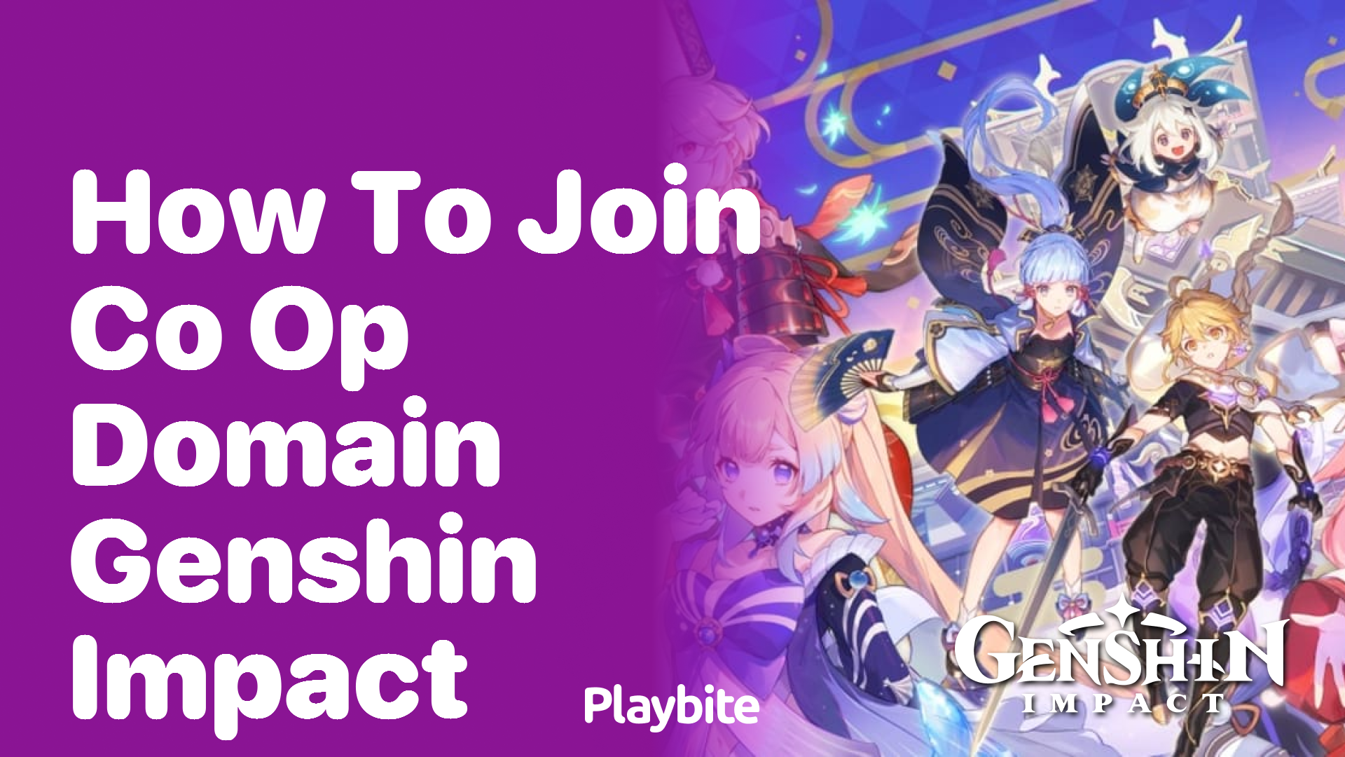 How to Join Co-Op Domains in Genshin Impact