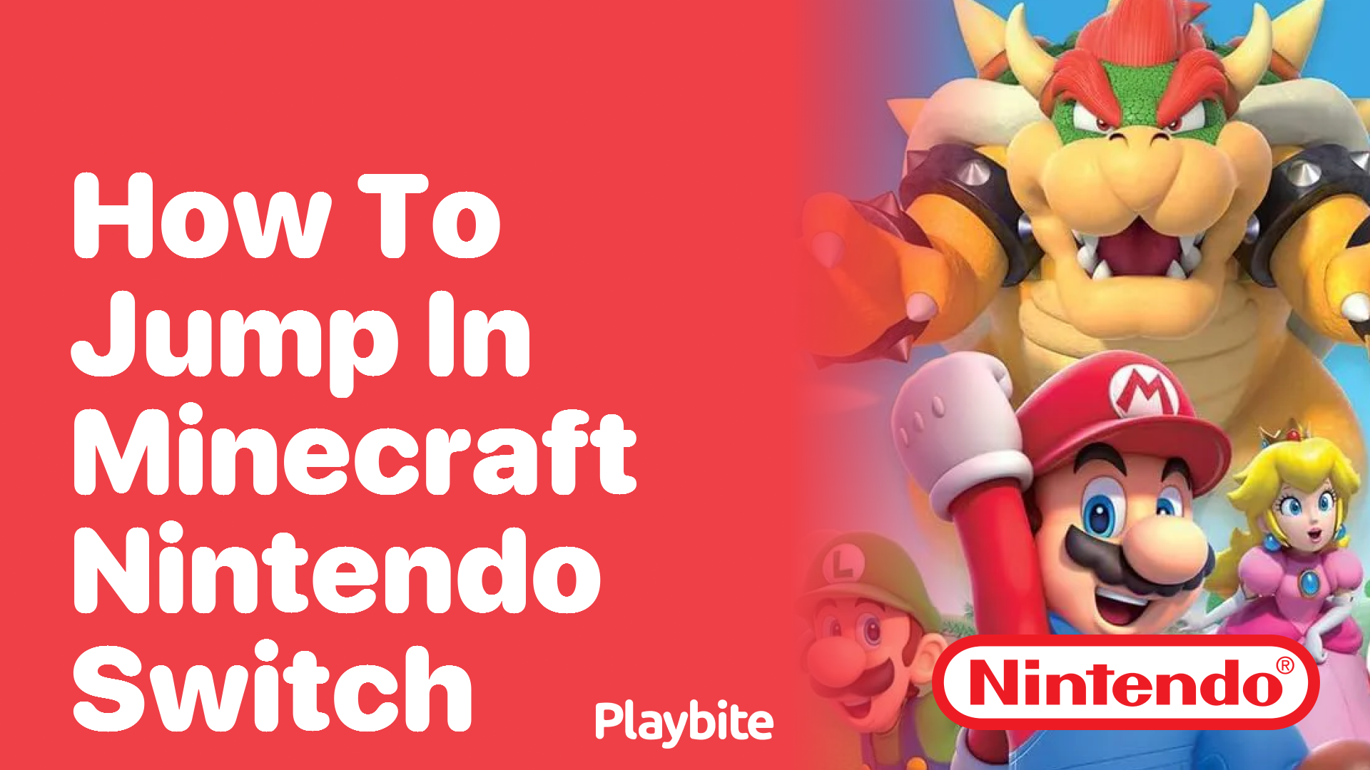 How to Jump in Minecraft on Nintendo Switch