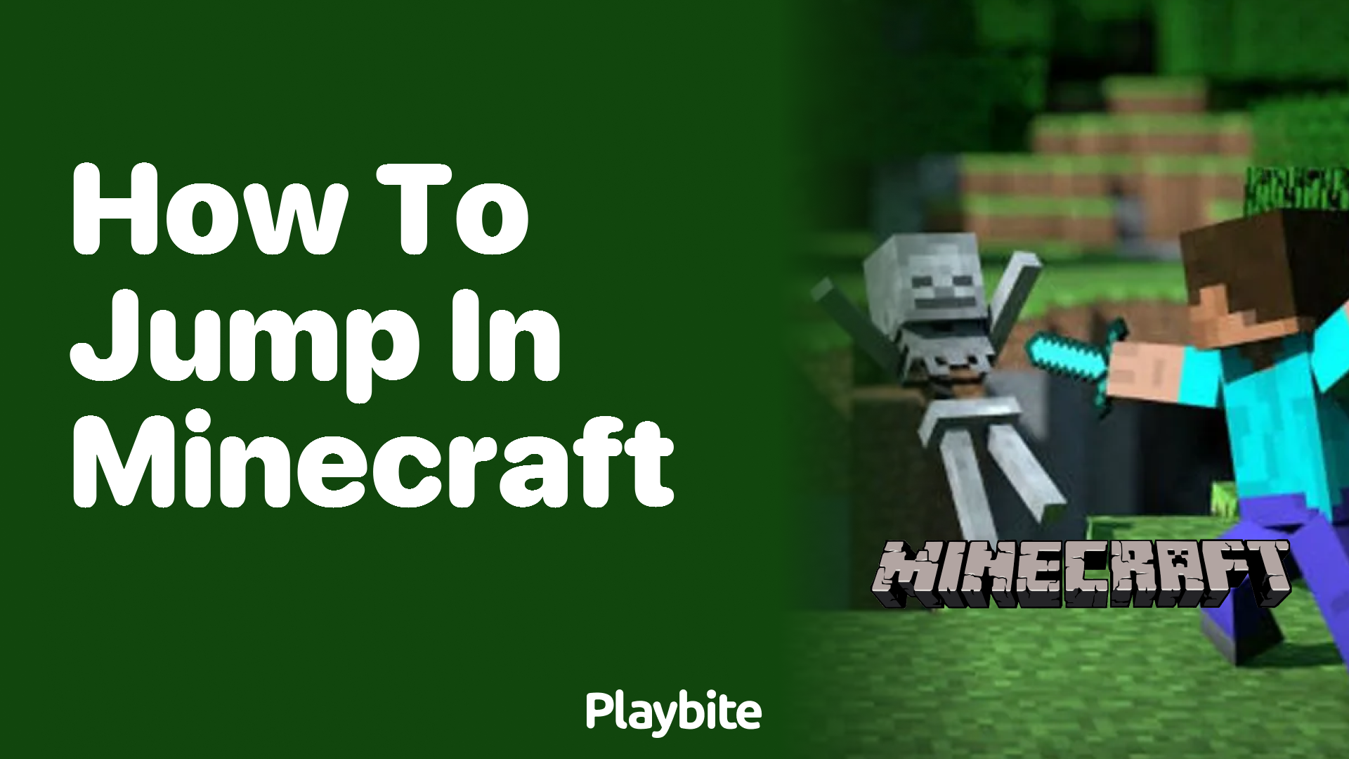 How to Jump in Minecraft Mastering the Basics Playbite