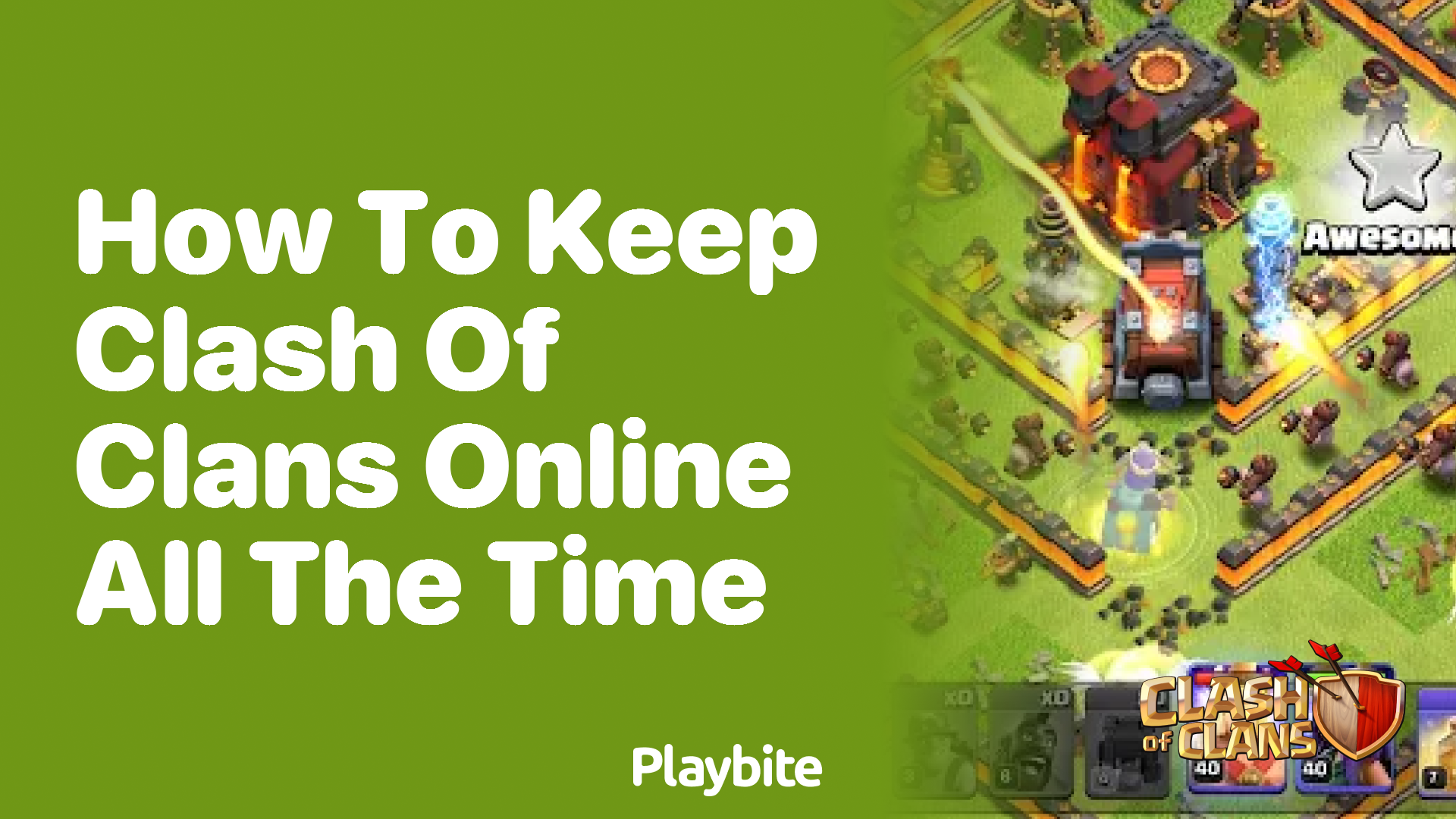 How to Keep Clash of Clans Online All The Time