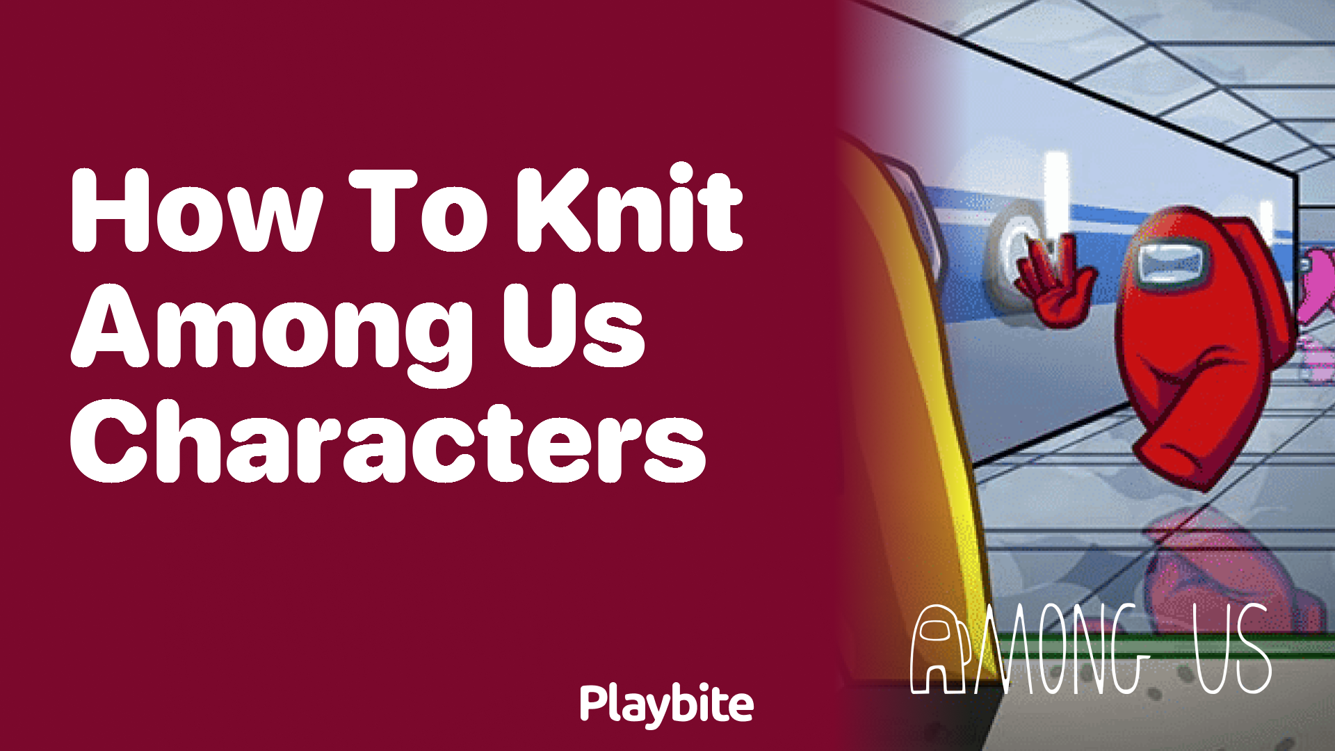 How to Knit Among Us Characters