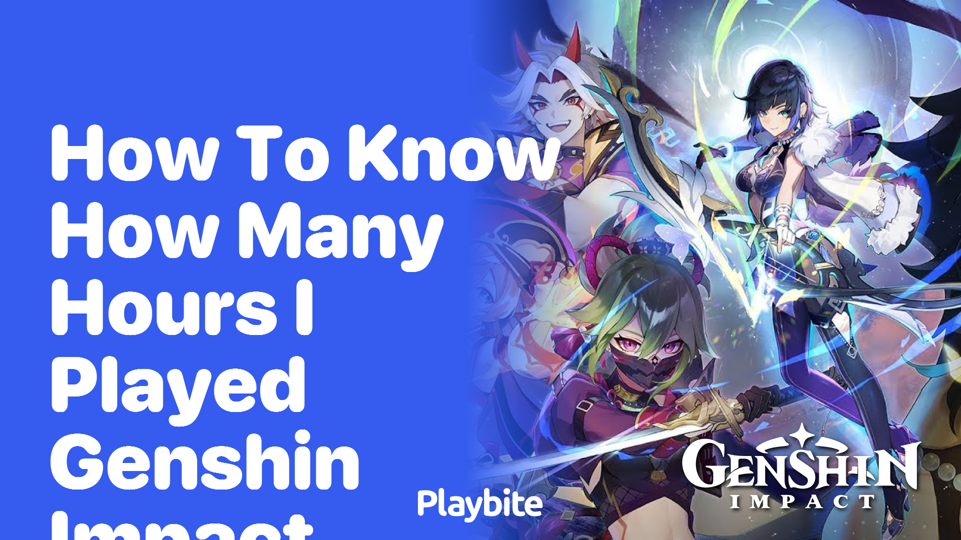 Discovering Your Playtime in Genshin Impact