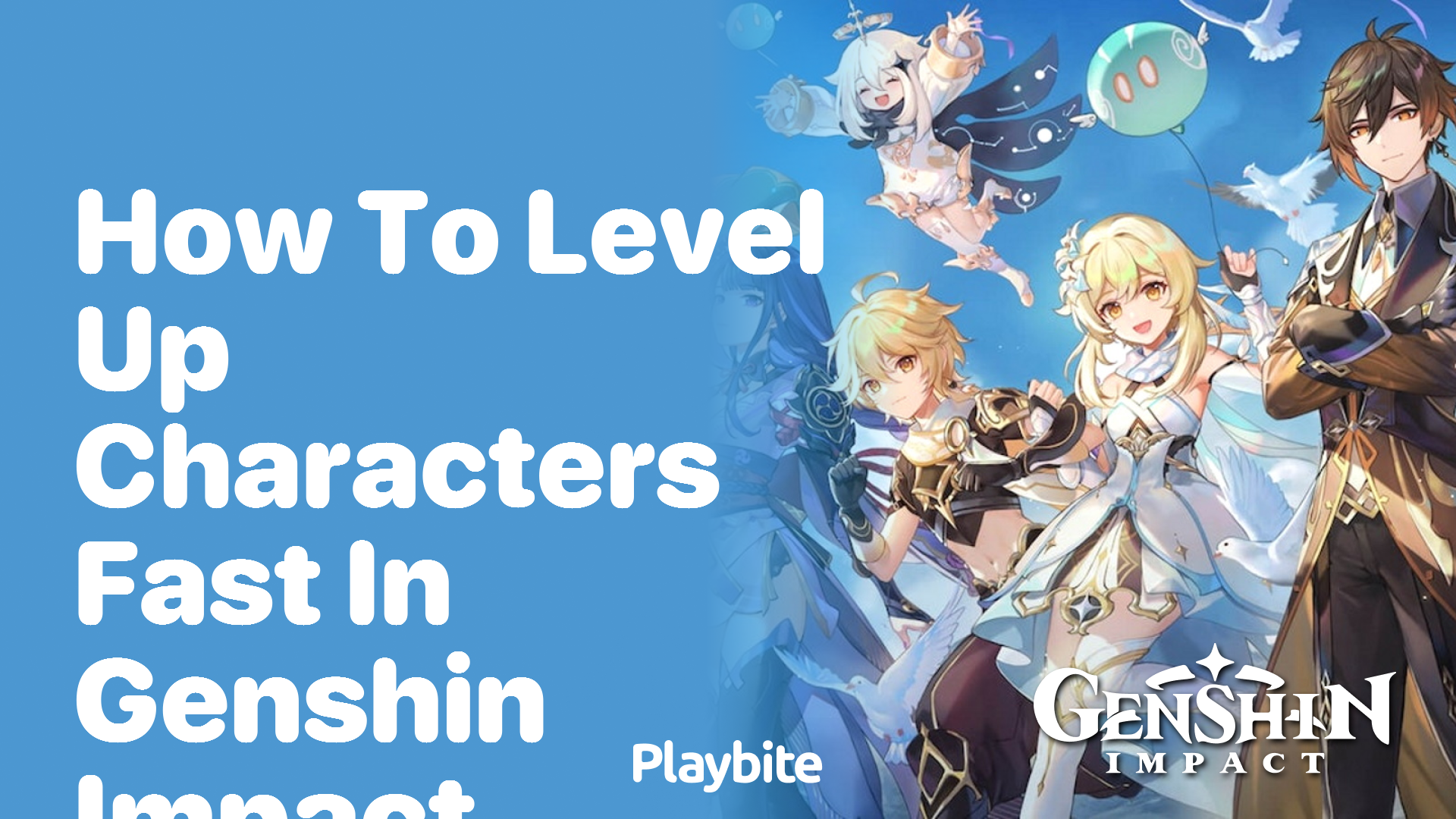 How to Level Up Characters Fast in Genshin Impact