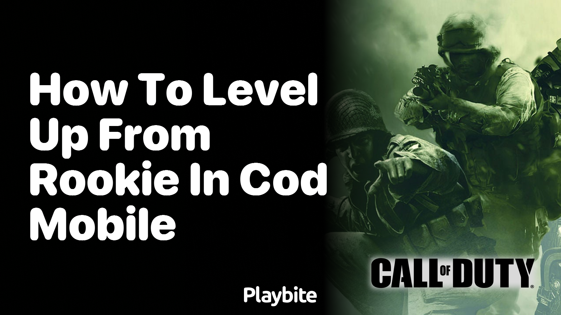 How to Level Up from Rookie in COD Mobile